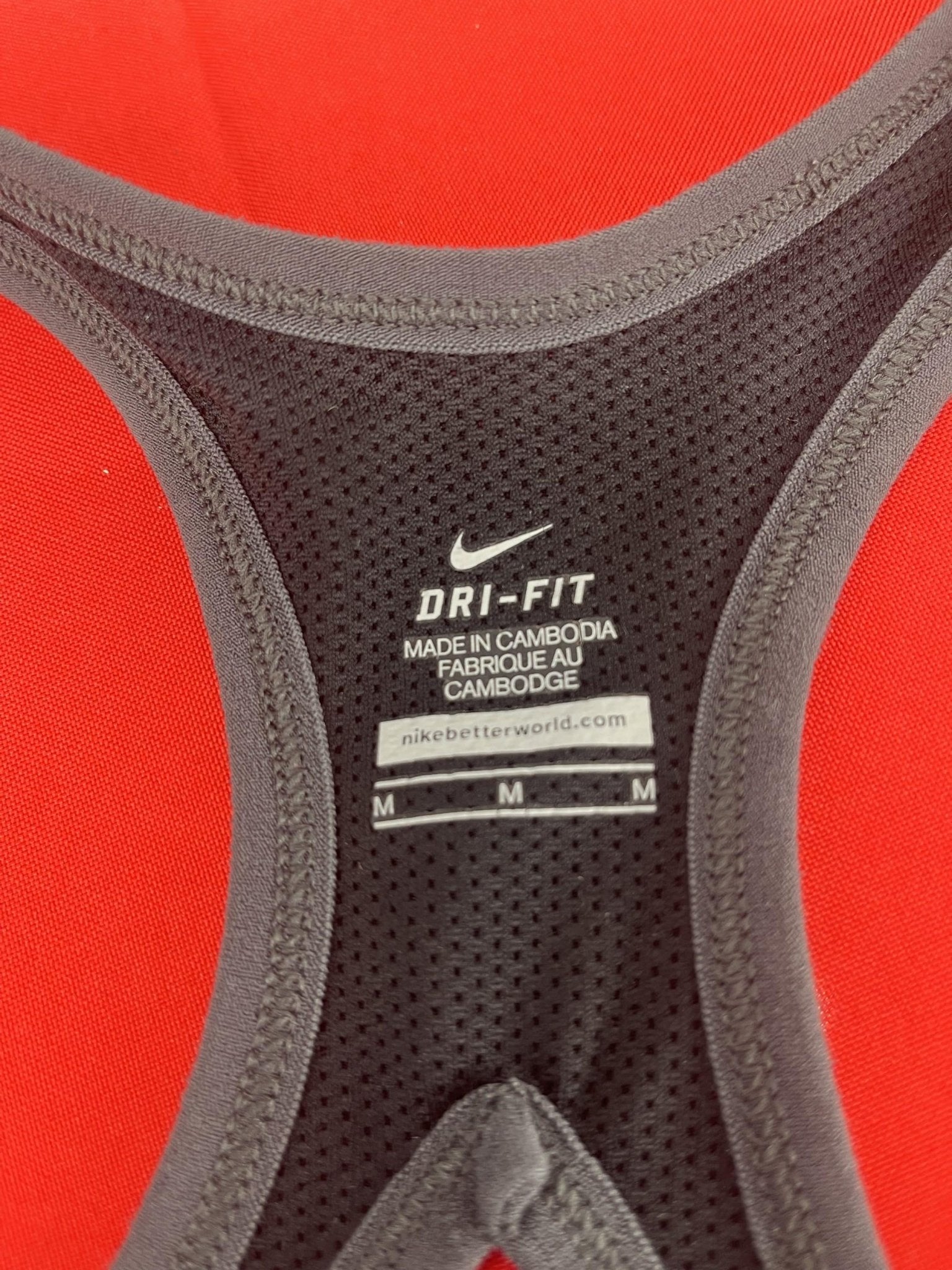 Nike Black Patterned Sports Tank Top - kitround kitround product