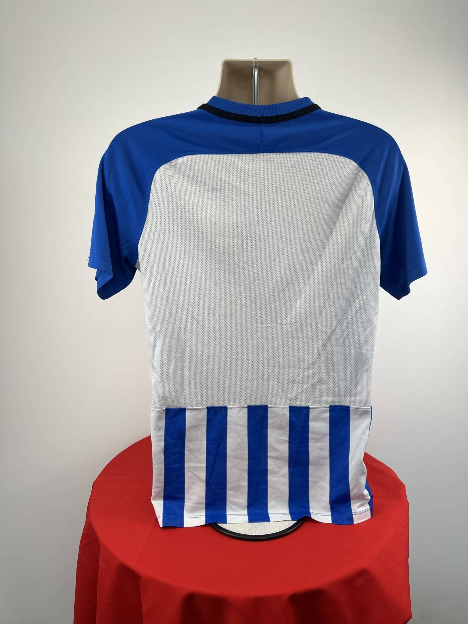 Nike Blue and White Striped Football Jersey - kitround kitround product