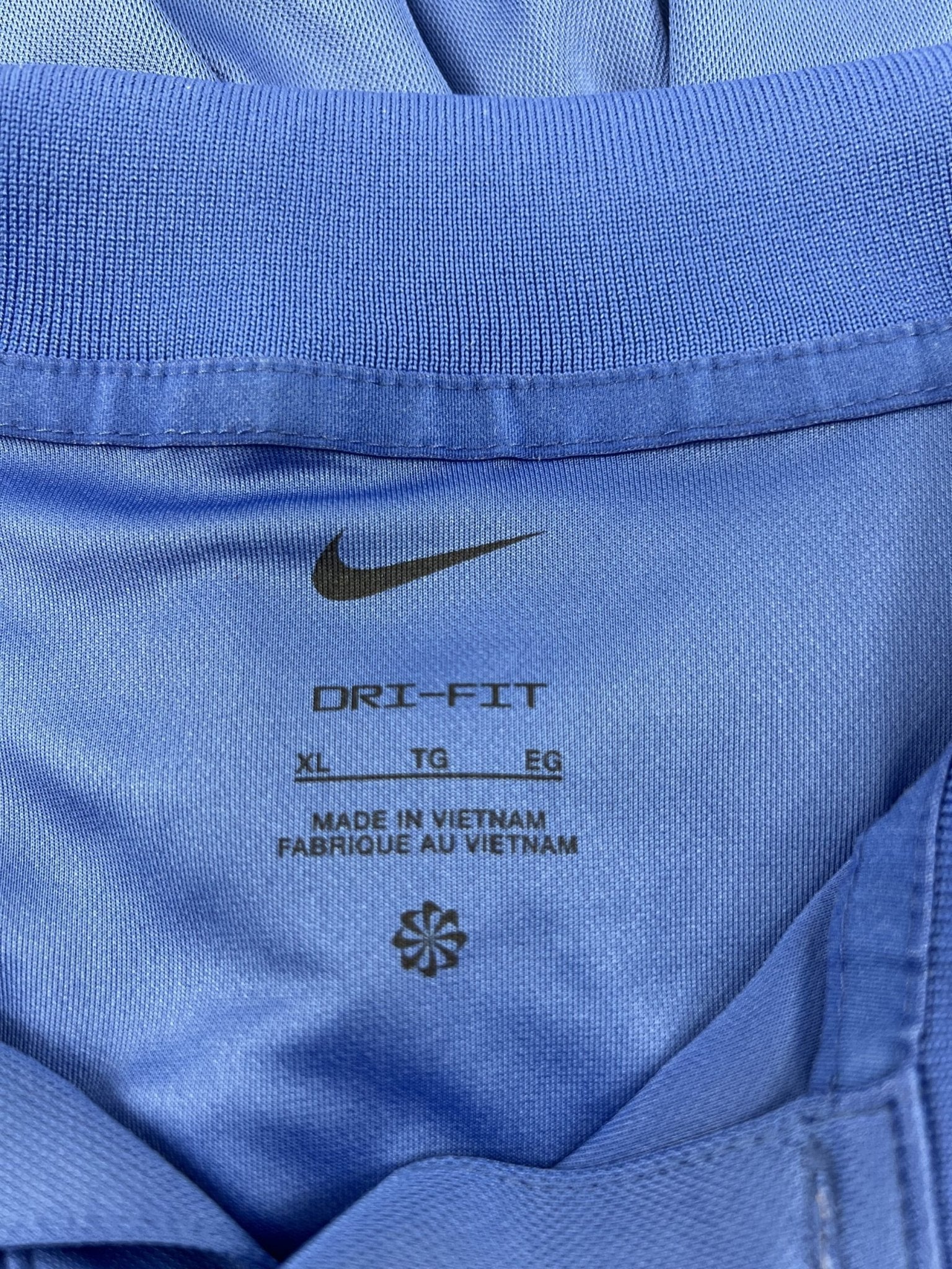 Nike Blue Long Sleeved Polo Shirt - kitround kitround product