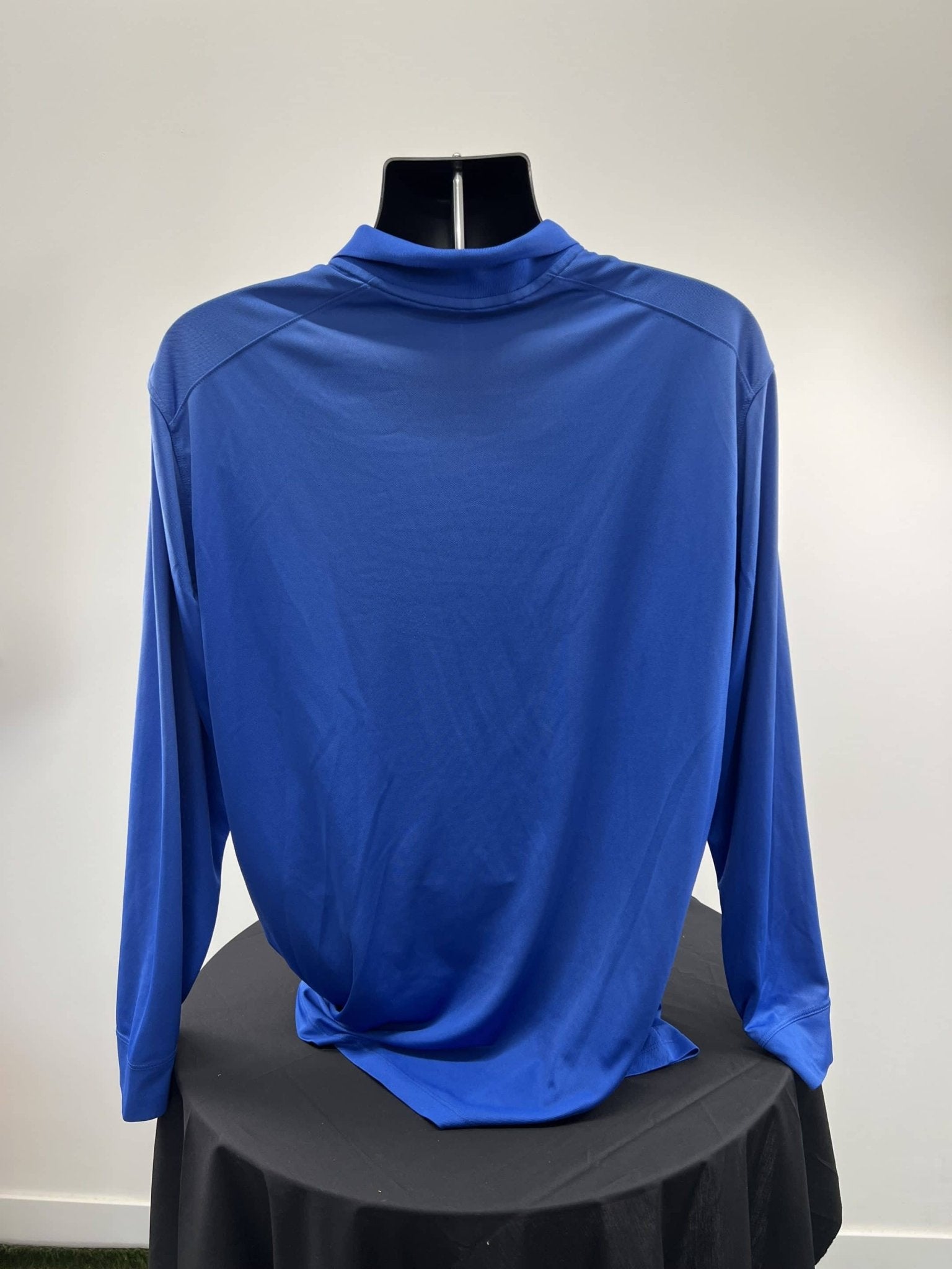 Nike Blue Long Sleeved Polo Shirt - kitround kitround product