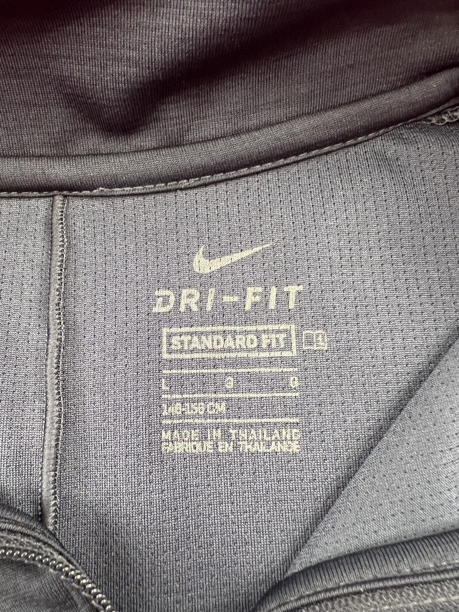 Nike Blue Quarter - Zip Training Top Kid's Size 12 - 13 years - kitround kitround product