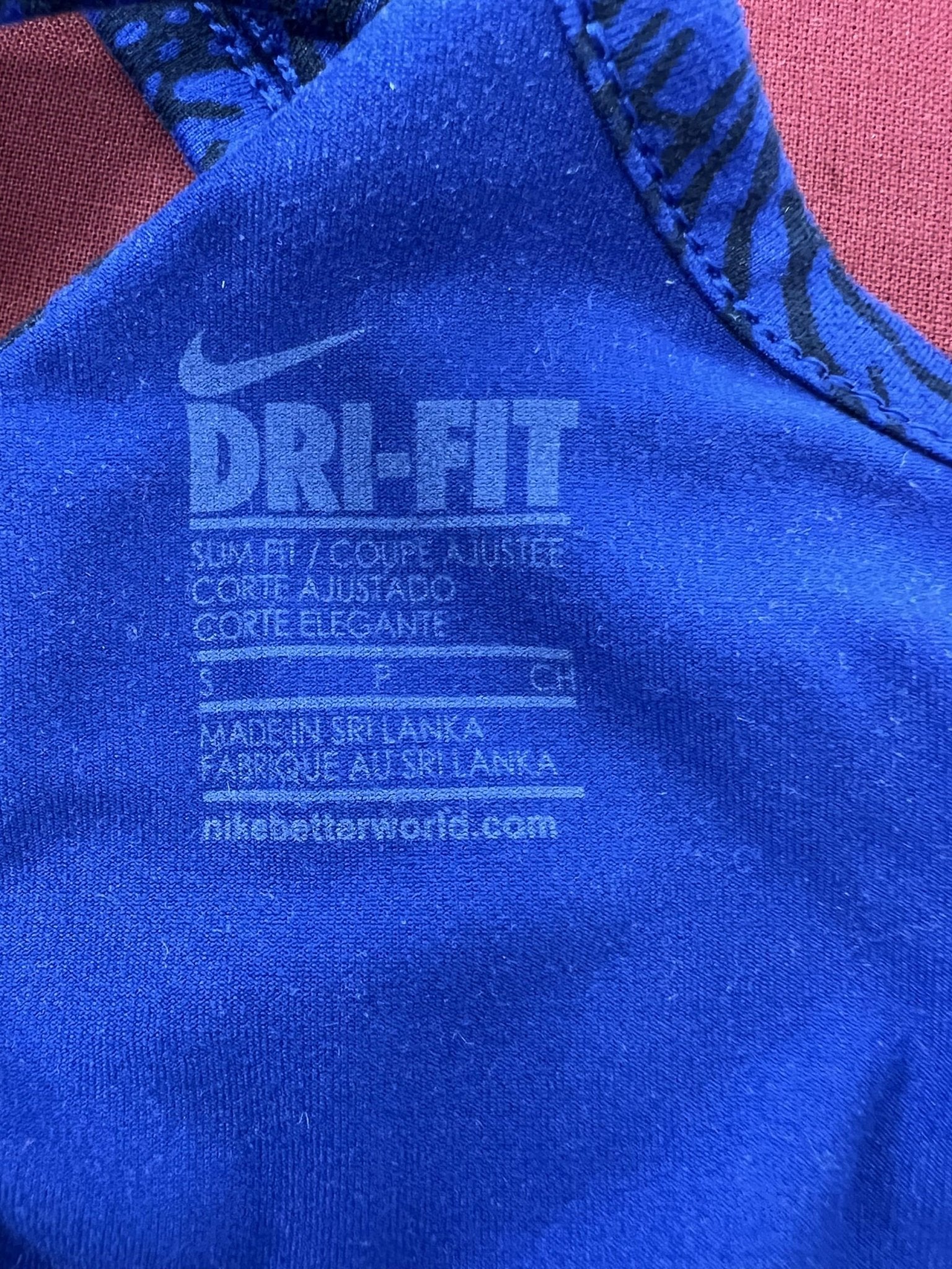 Nike Blue Sports Tank Top - kitround kitround product