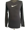 Nike black Dri-FIT long sleeve sports top on mannequin