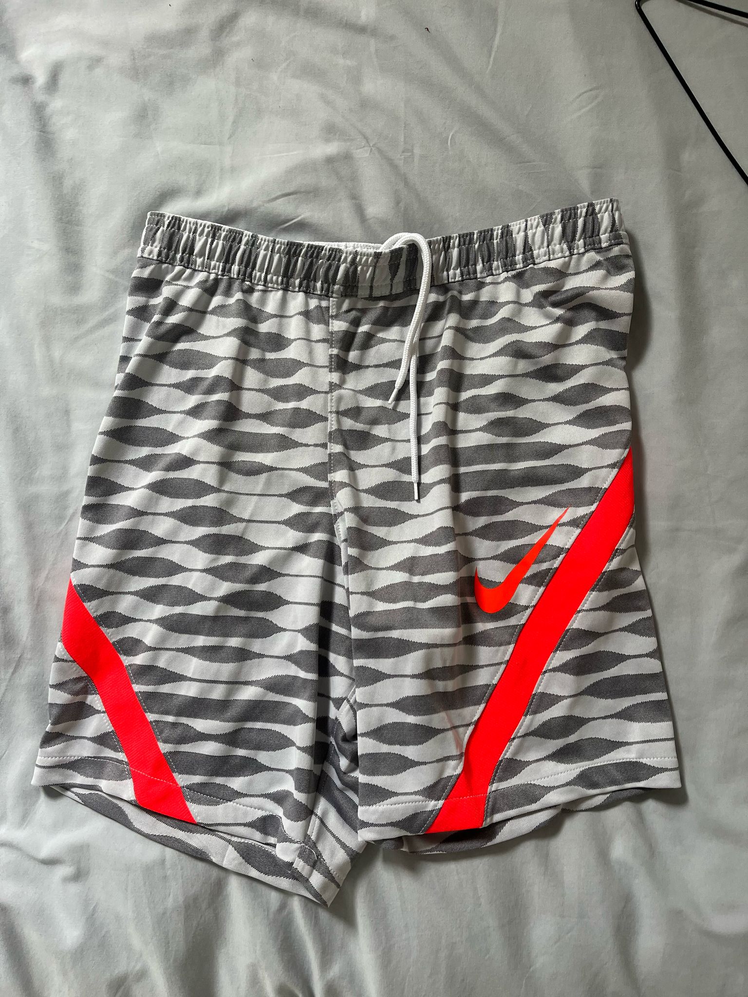 Nike Football Shorts - Grey and Red - kitround kitround product