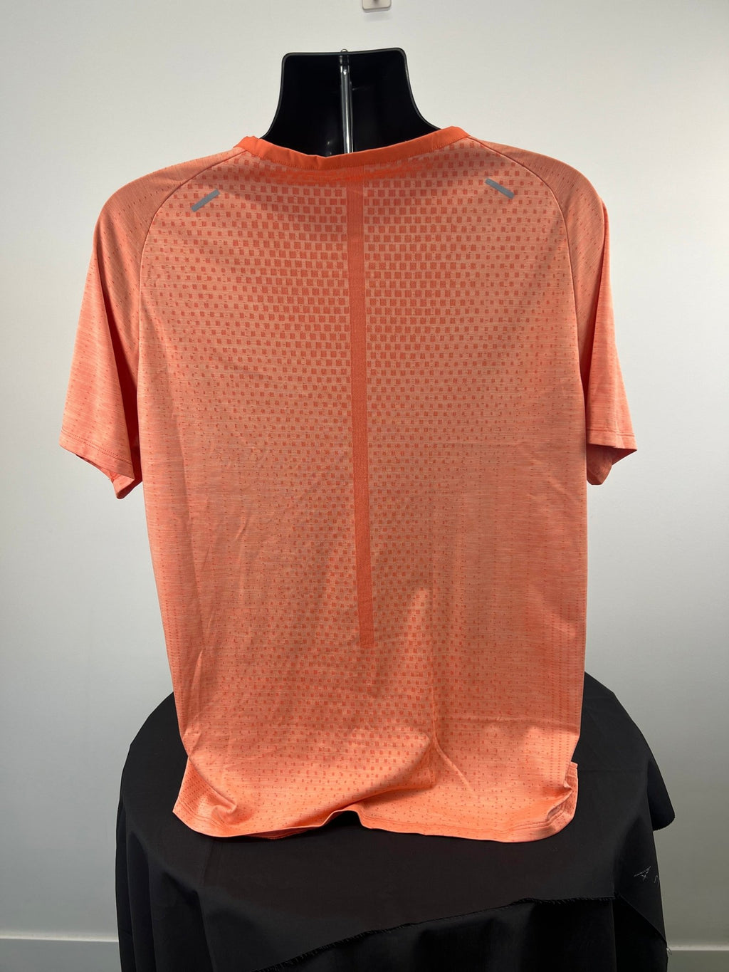 Back view of orange Nike Dri-FIT ADV running t-shirt size large