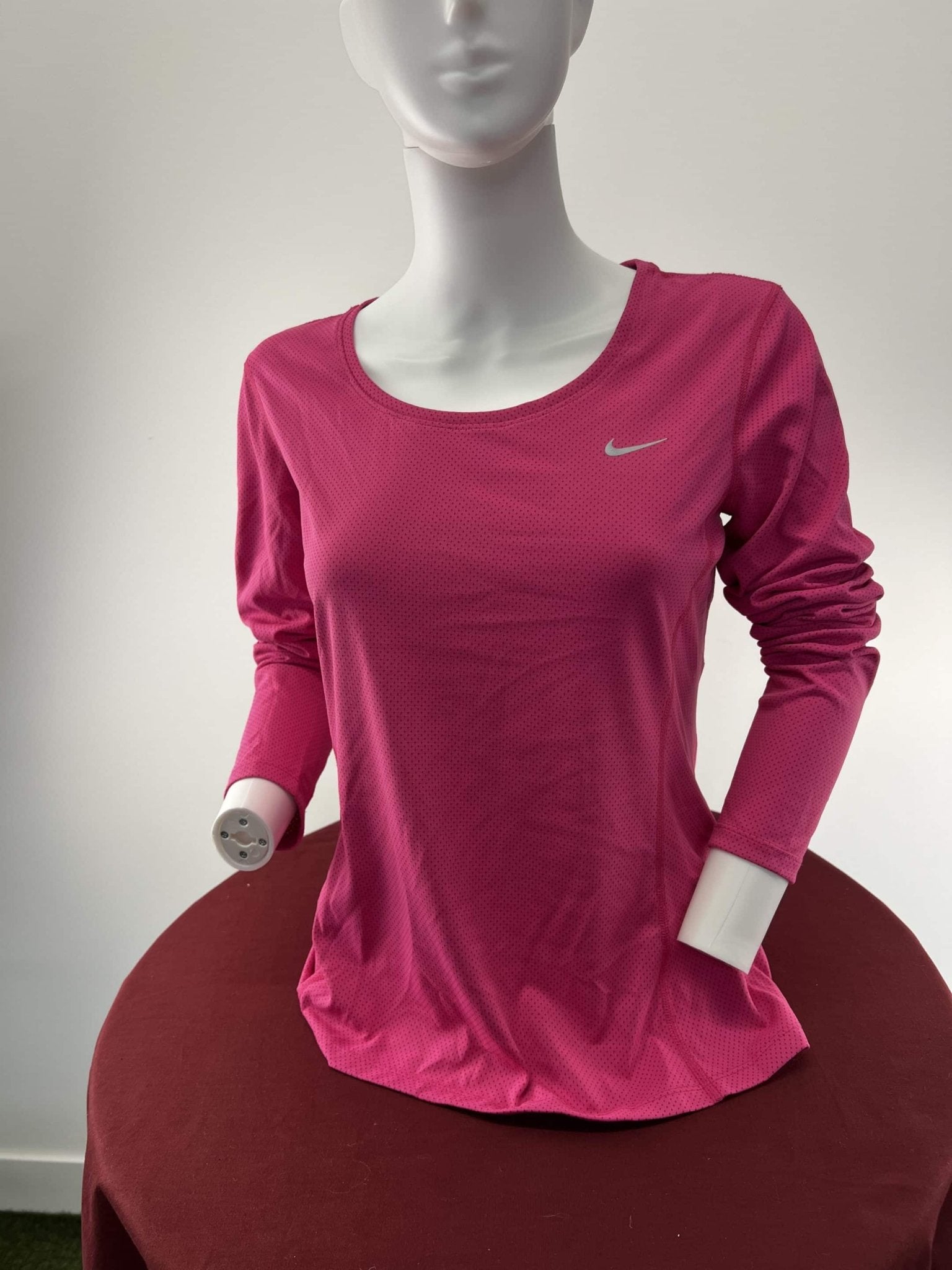 Nike Pink Long Sleeve Sports Top - kitround kitround product