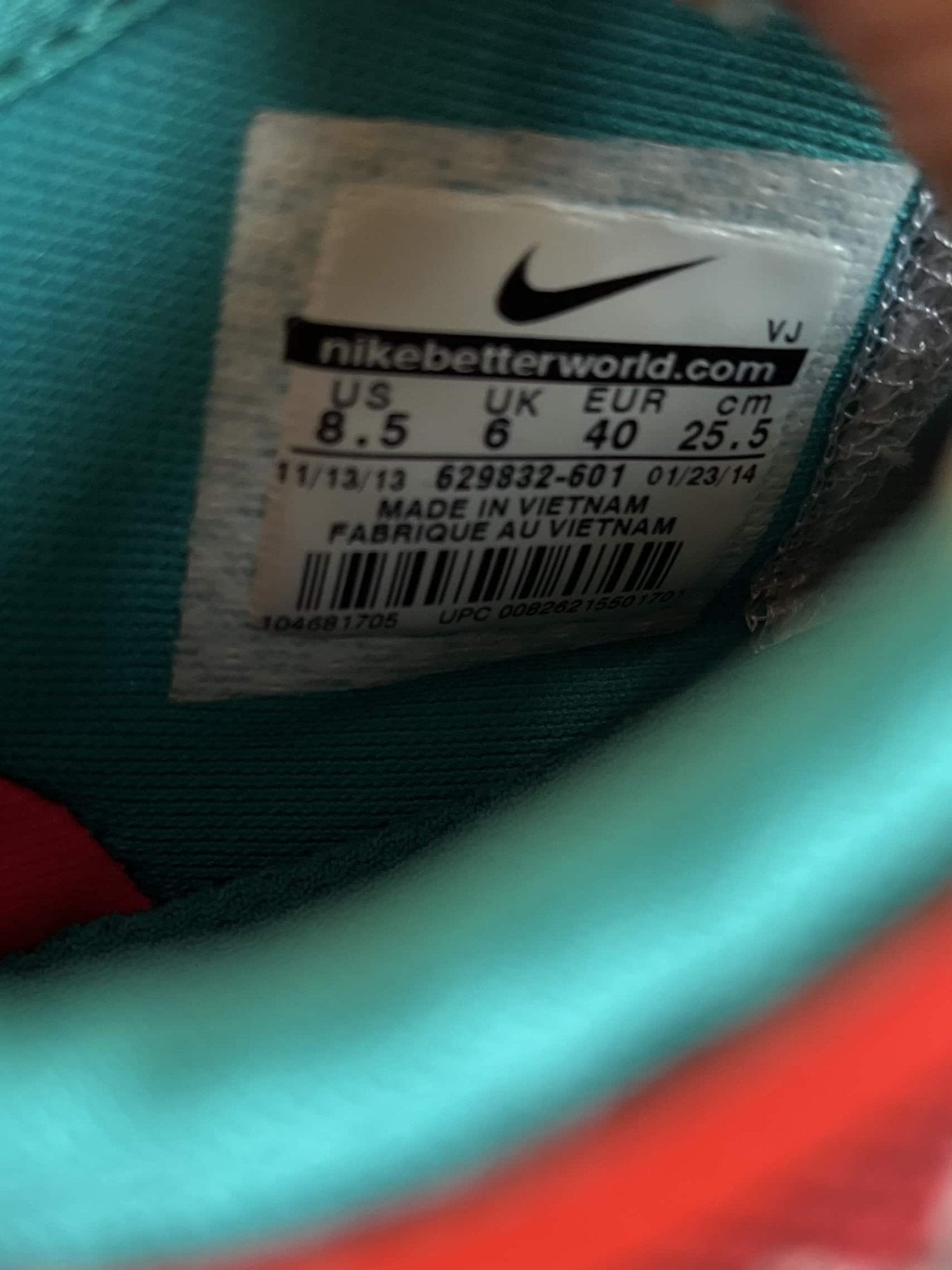 Nike Red Patterned Trainers - kitround kitround product