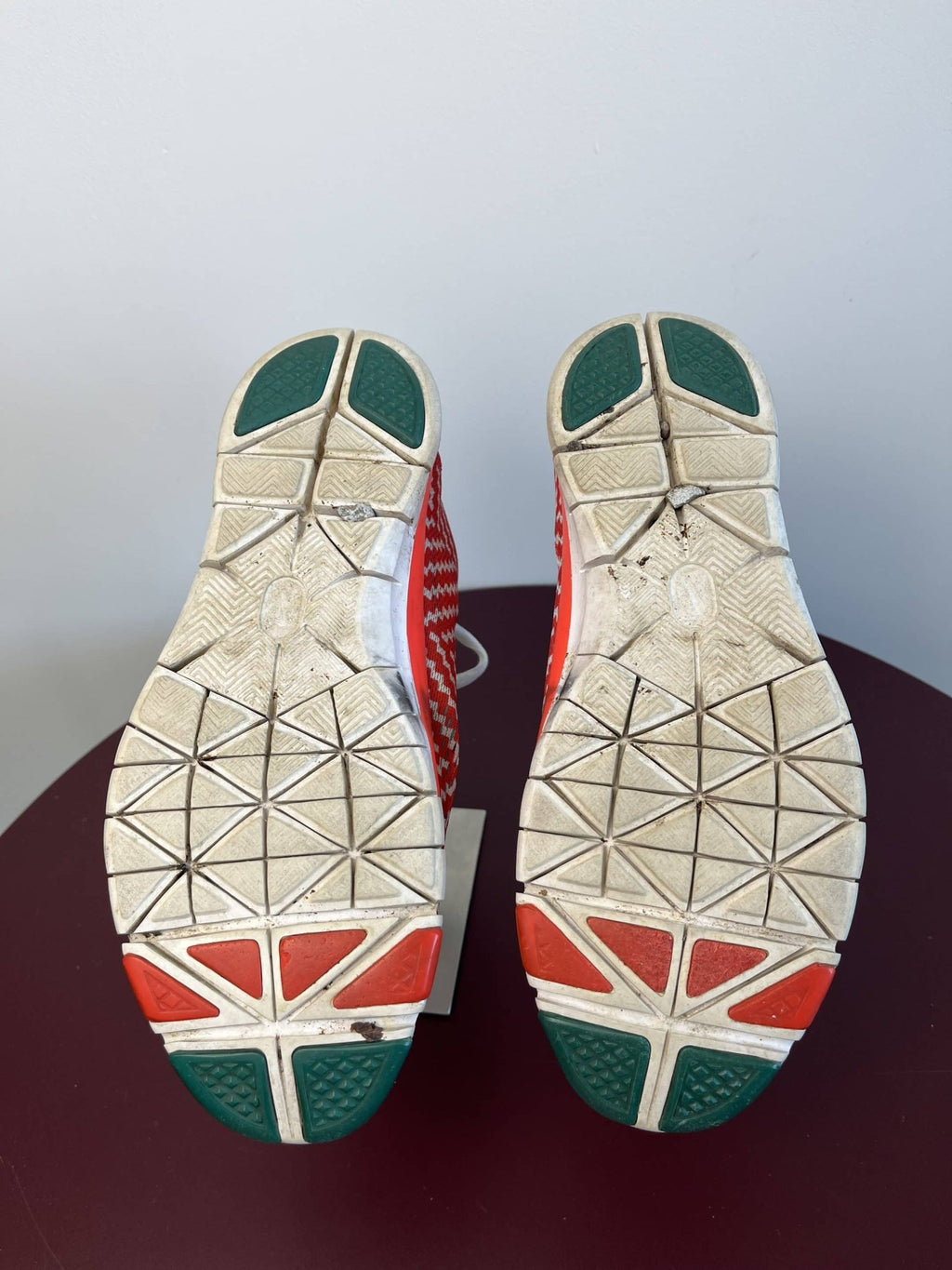 Nike Red Patterned Trainers - kitround kitround product