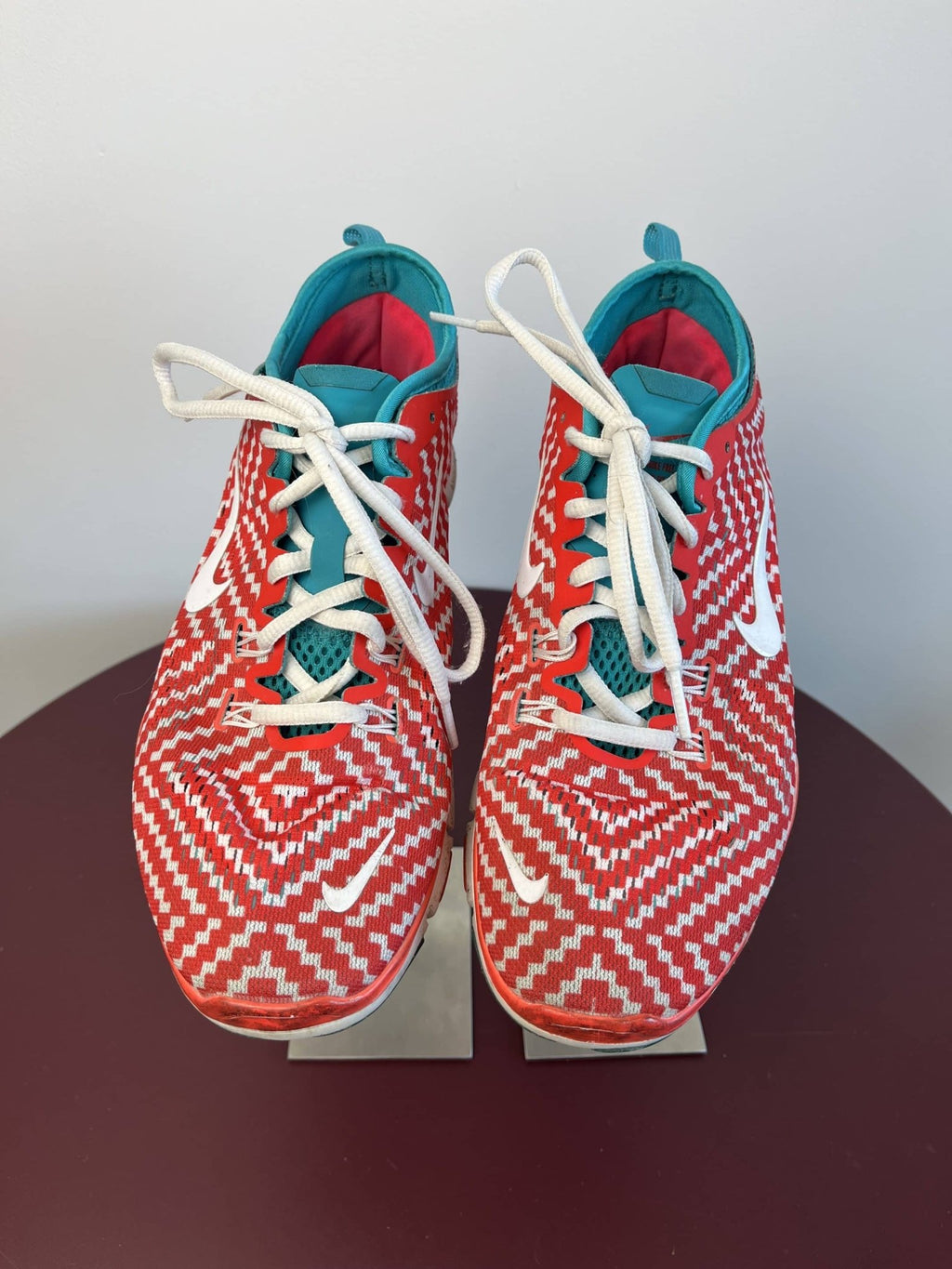 Nike Red Patterned Trainers - kitround kitround product
