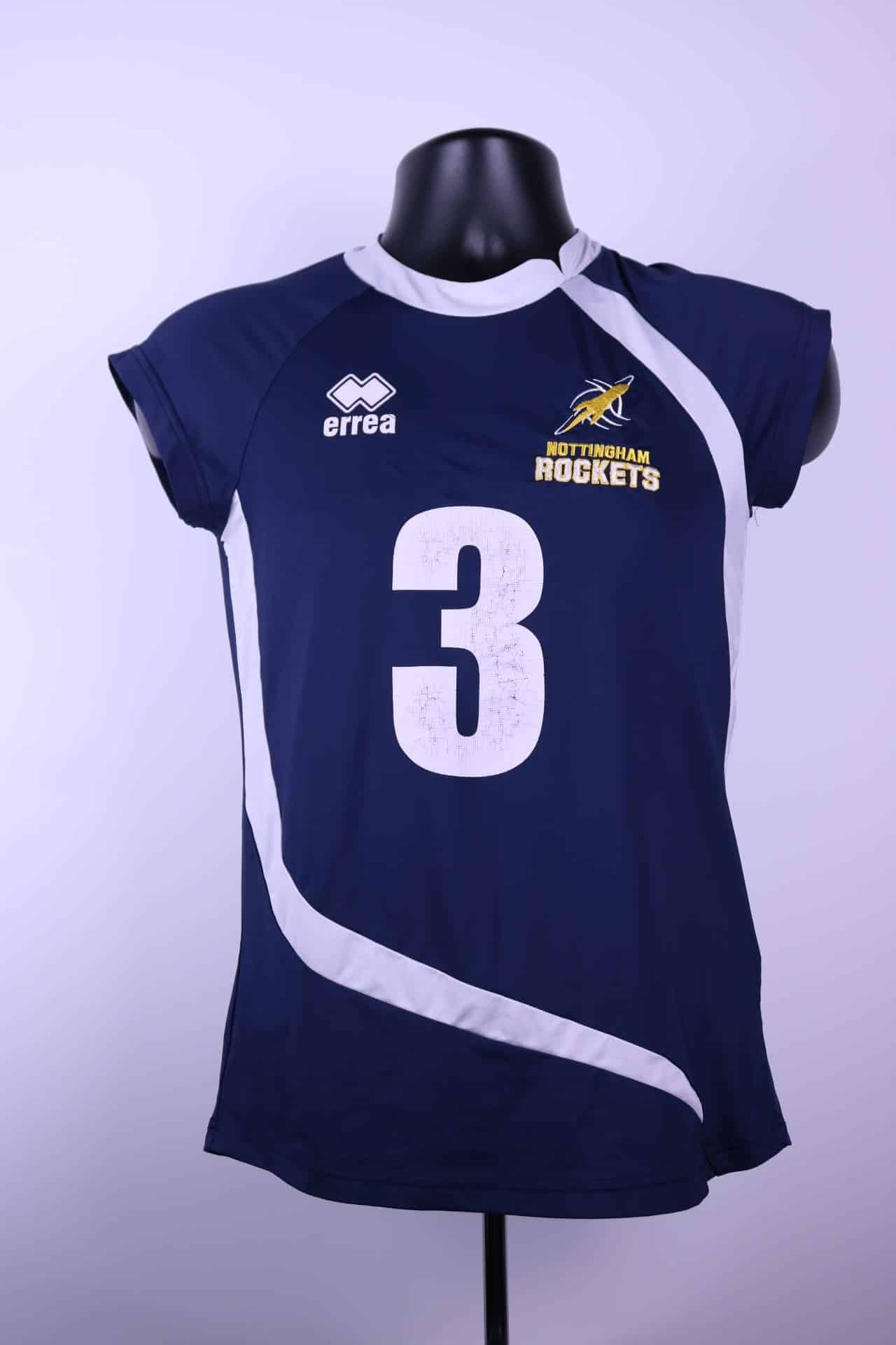 Nottingham Rockets Volleyball/Sport T Shirt - kitround VolleyStore product