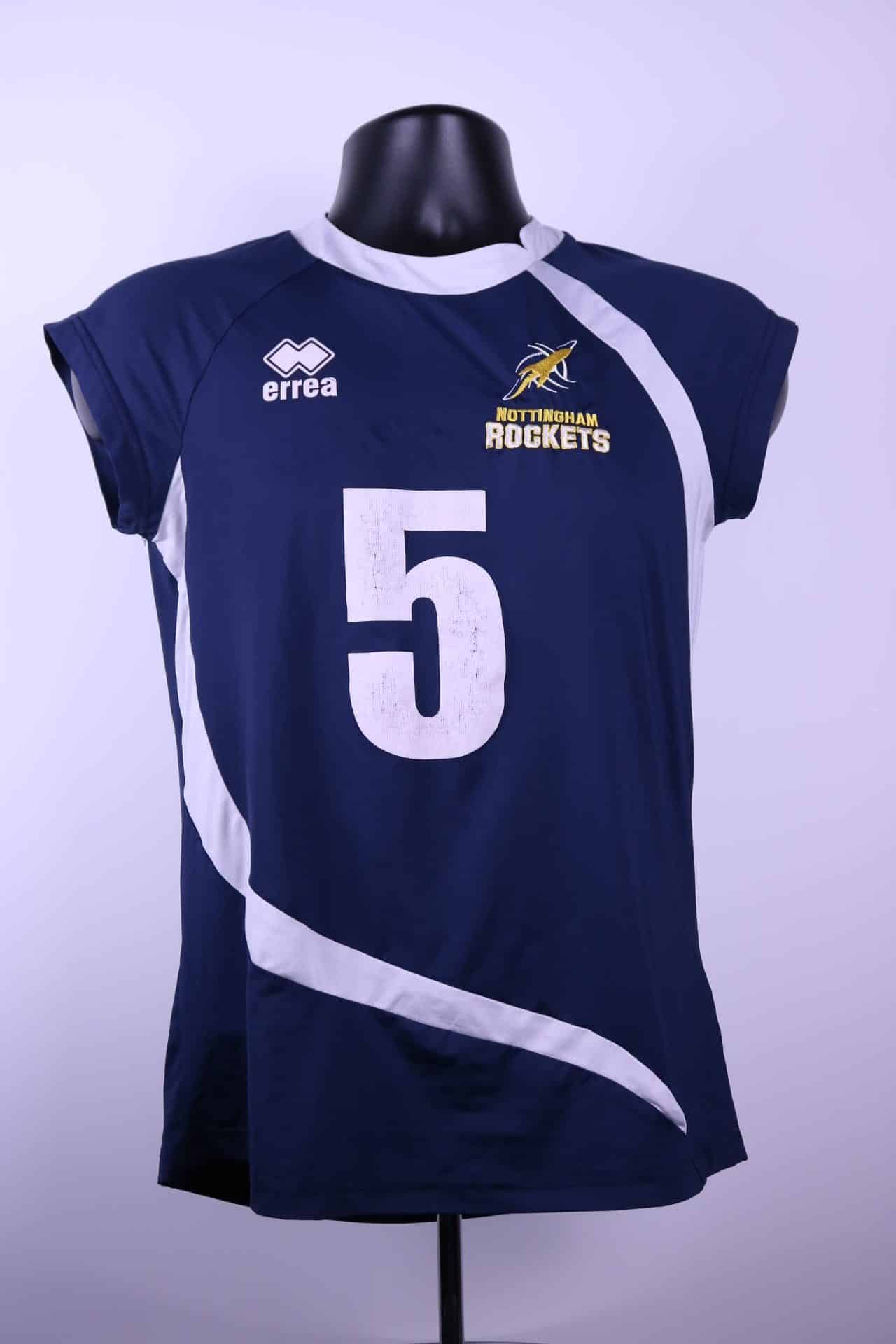 Nottingham Rockets Volleyball/Sport T Shirt - kitround VolleyStore product
