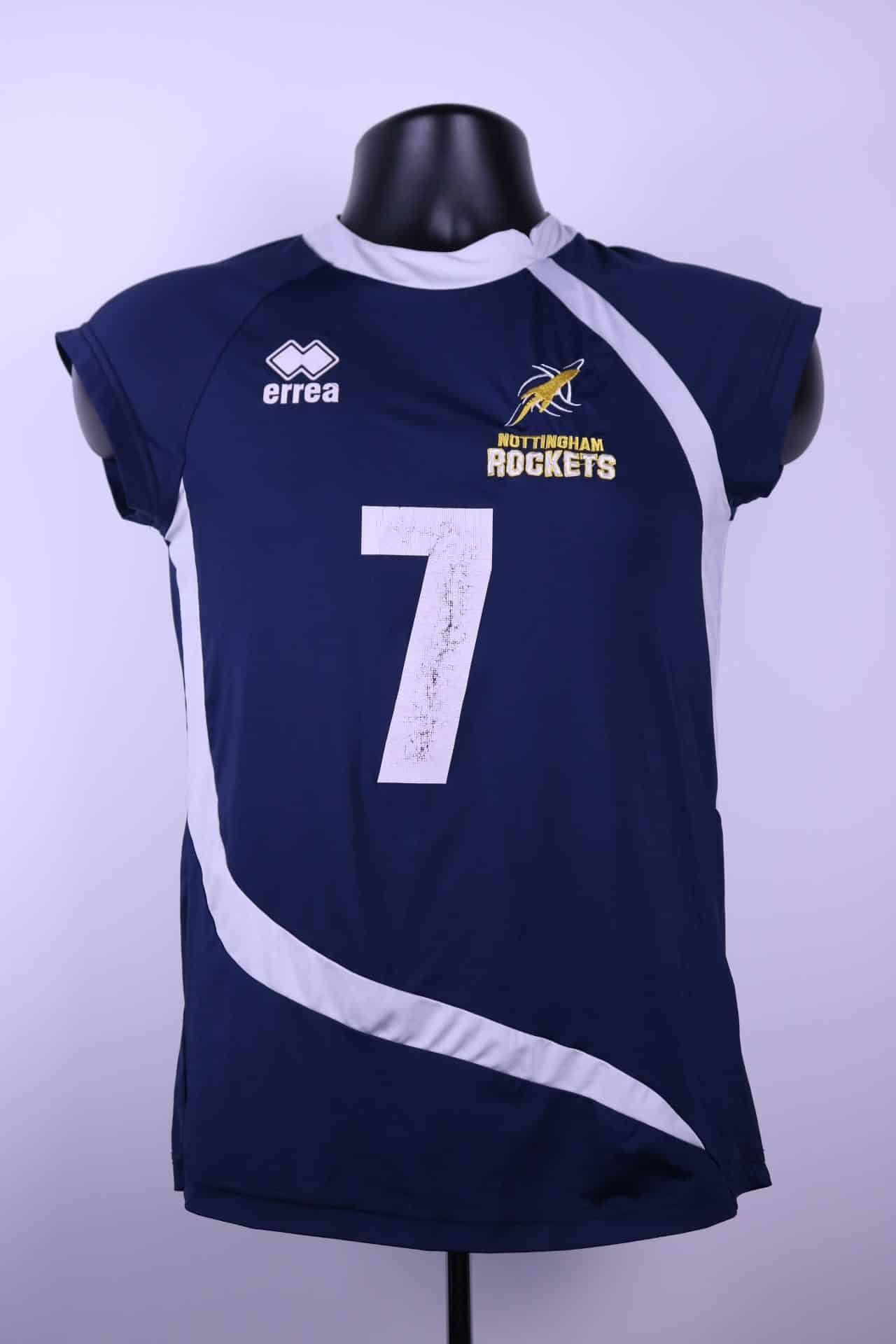 Nottingham Rockets Volleyball/Sport T Shirt - kitround VolleyStore product