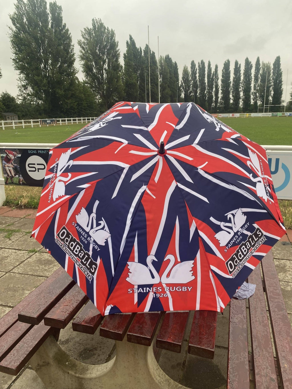 OddBalls Staines Rugby Umbrella - kitround Staines Rugby Club product