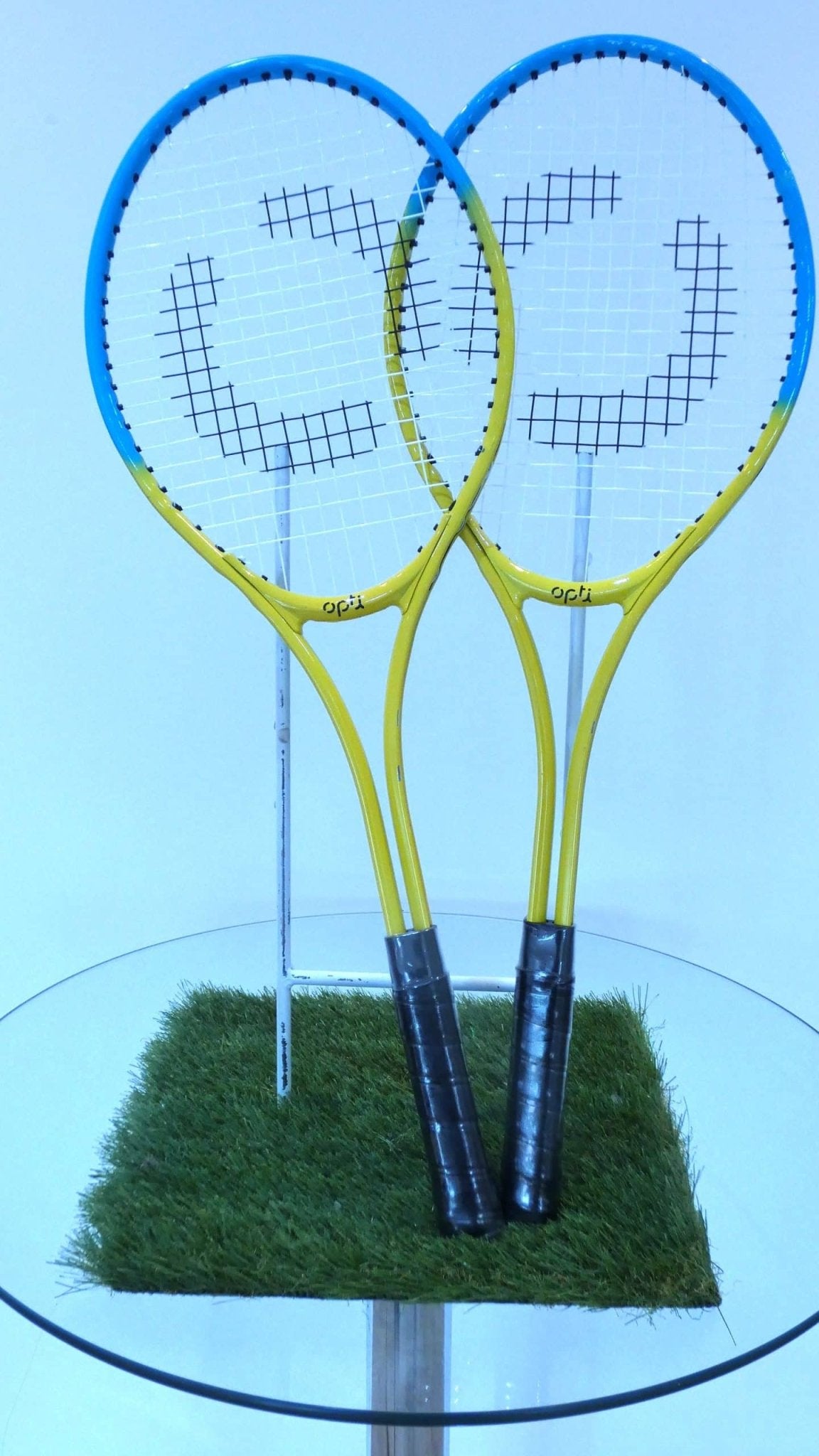 Pair of OPTI Tennis Racquets 24 inches in length, grip 4 inches size 0 - kitround kitround product