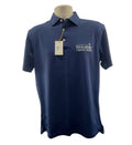 Front view of Peter Millar Icon Series Japan 2019 navy polo, size medium