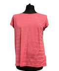 Front view of pink Nike sports top on mannequin