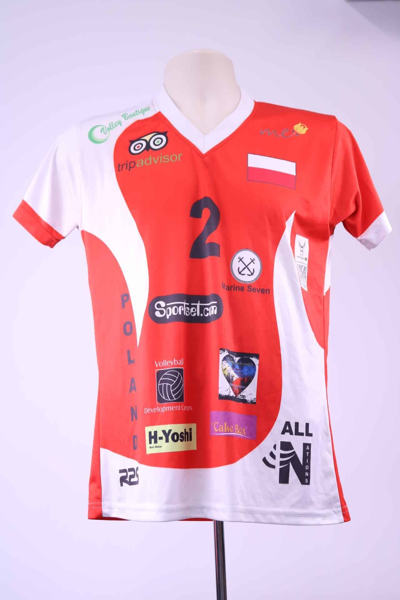 Poland Volleyball Shirt - kitround VolleyStore product
