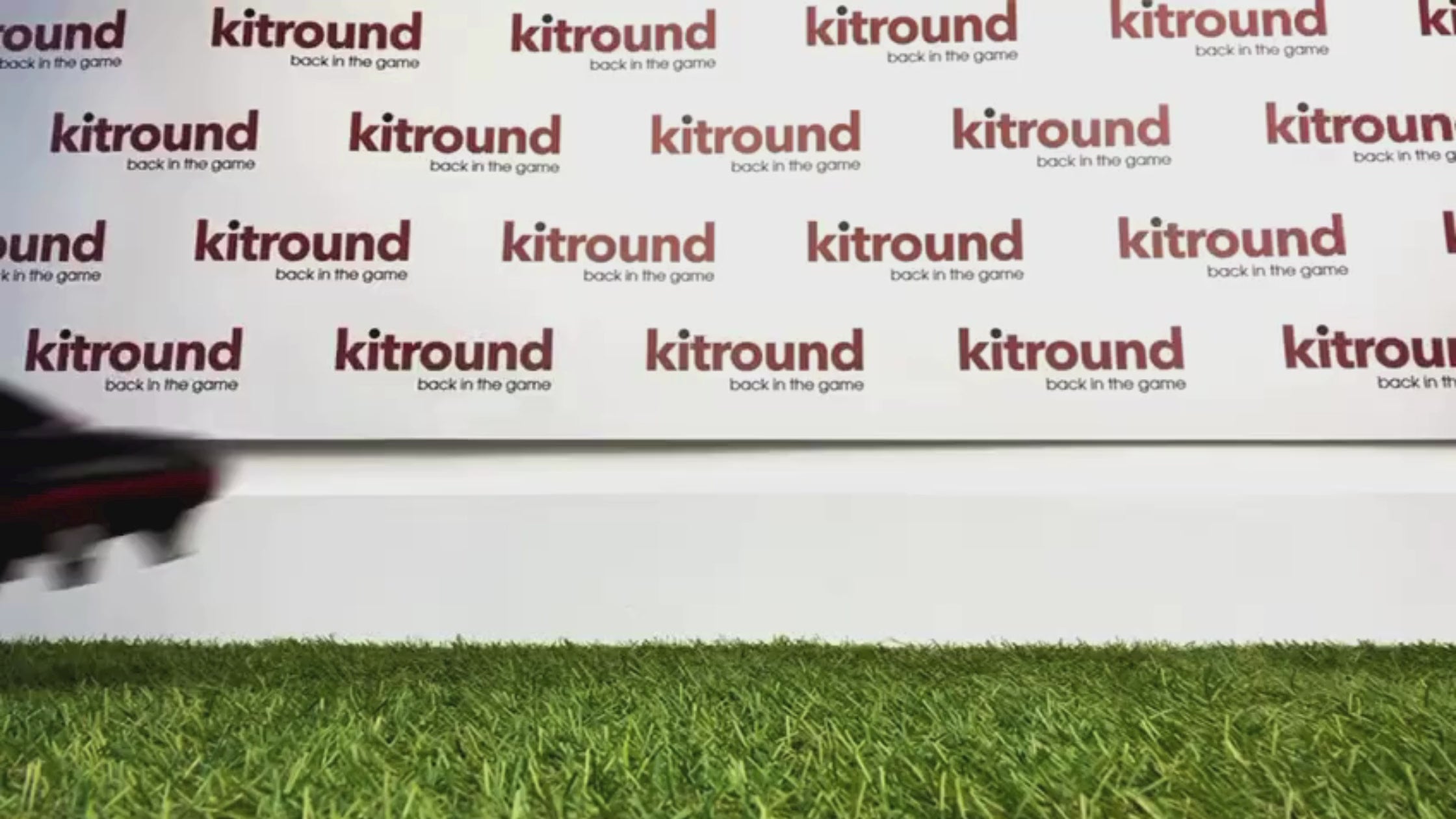 video showing different types of sports footwear one of the other walking onto centre screen, then replaced with new image