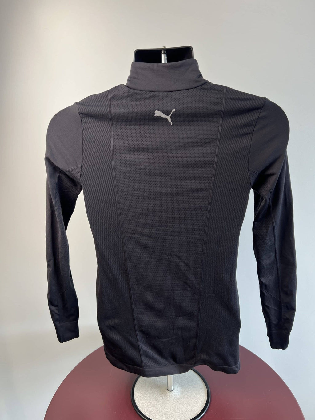 Puma Black Half - Zip Athletic Running Top - kitround kitround product