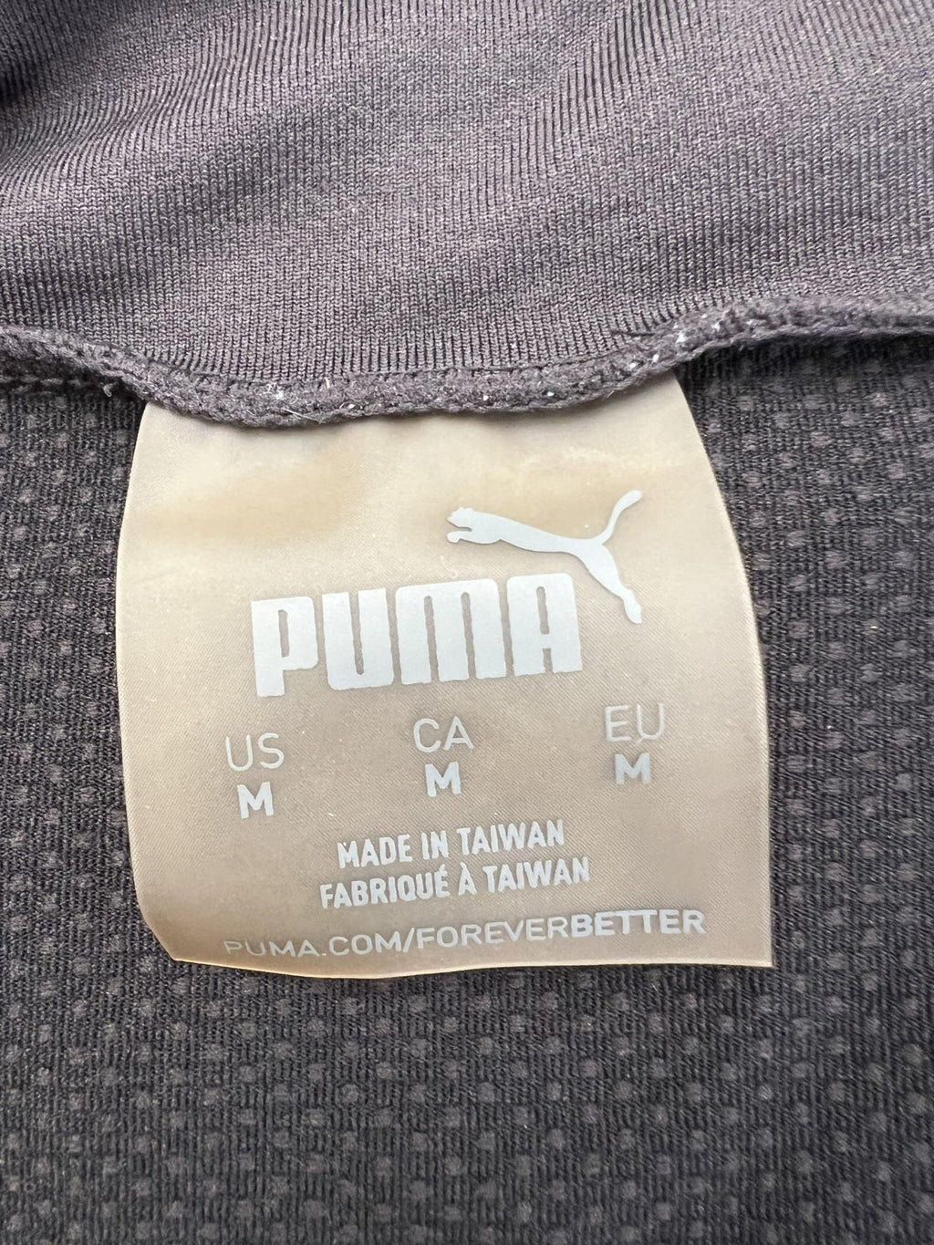 Puma Black Half - Zip Athletic Running Top - kitround kitround product