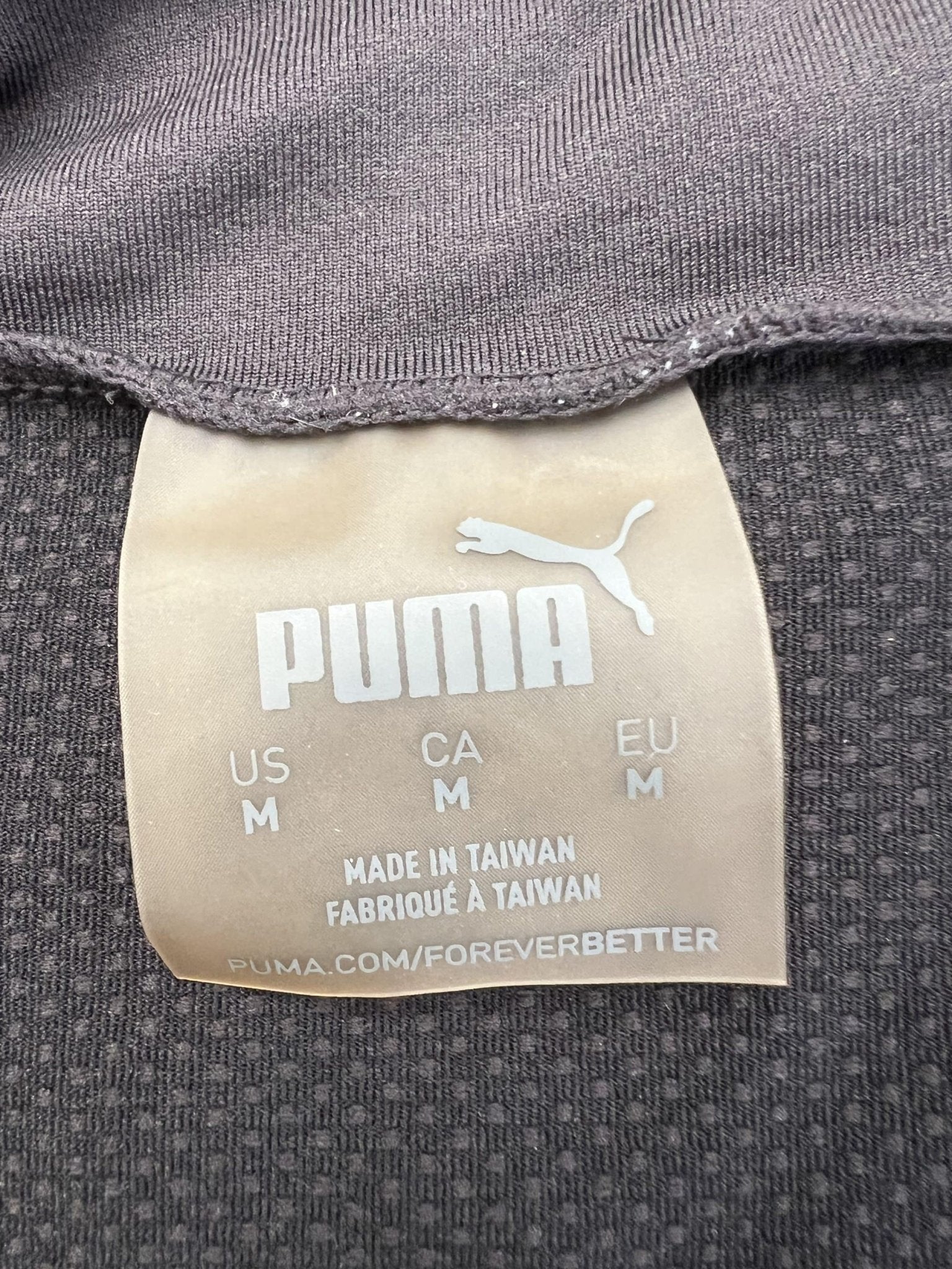 Puma Black Half - Zip Athletic Running Top - kitround kitround product