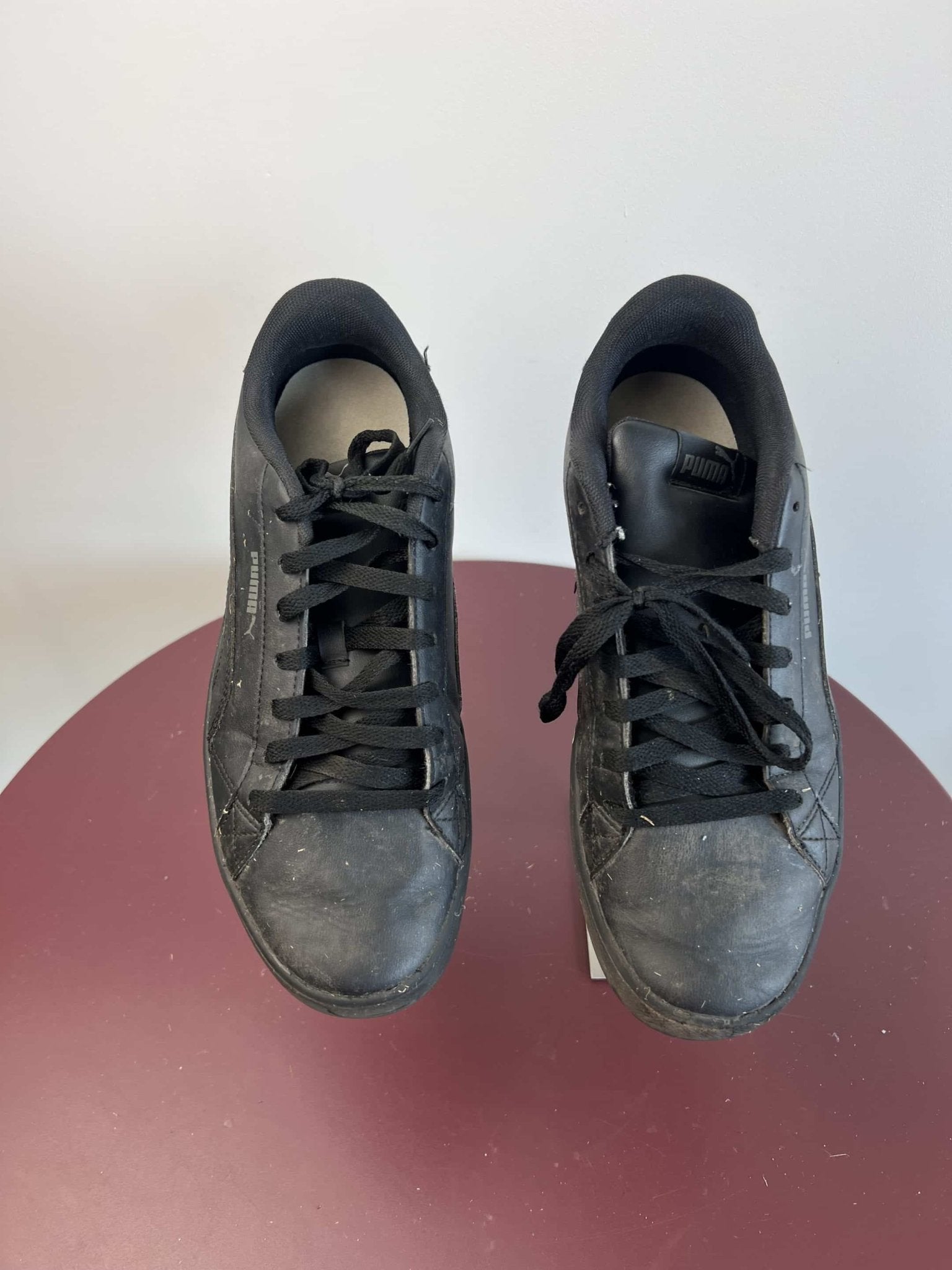 Puma Black Leather Trainers - kitround kitround product