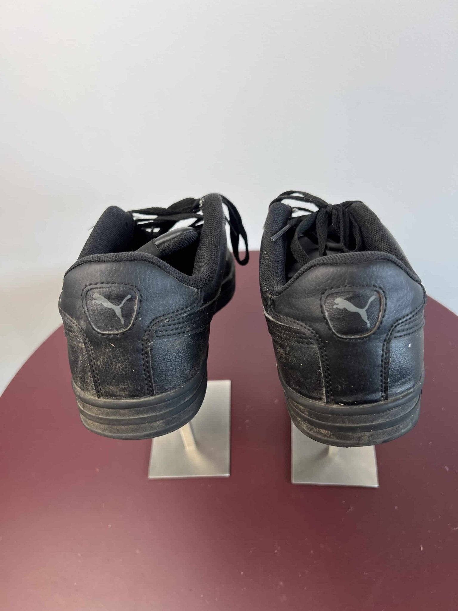 Puma Black Leather Trainers - kitround kitround product