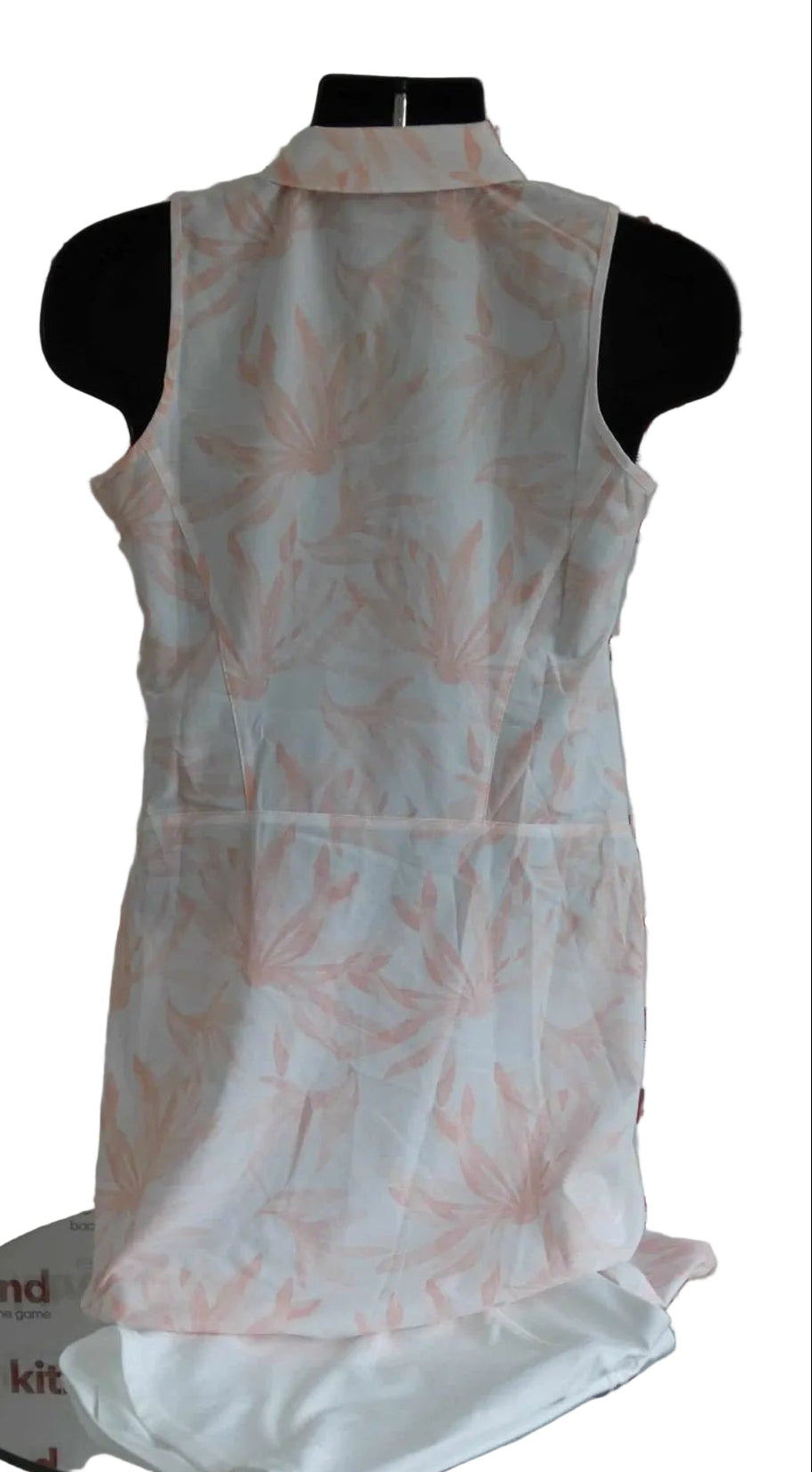  Puma sleeveless tennis dress with white cycling shorts