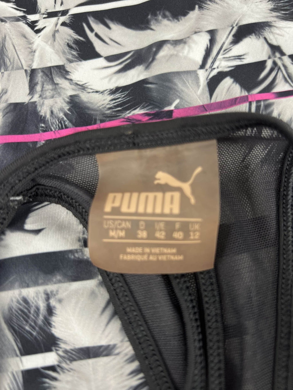 Puma Women's Black Racerback Sports Tank Top - kitround kitround product
