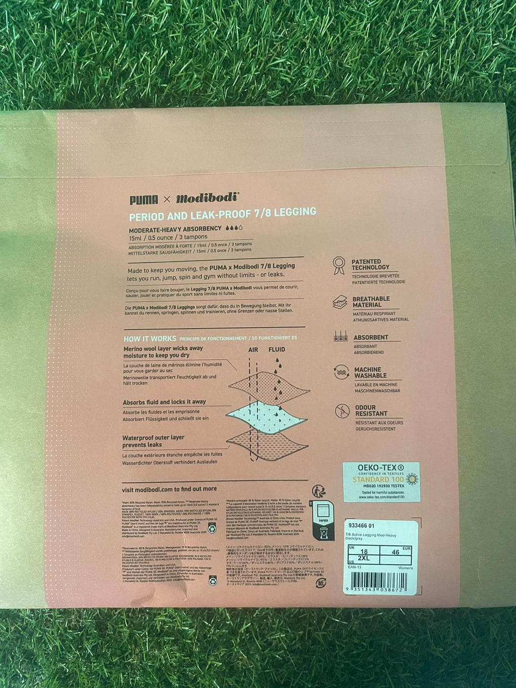 Puma X Modibodi Period & Leak - Proof Underwear - 7/8 Leggings - kitround kitround product