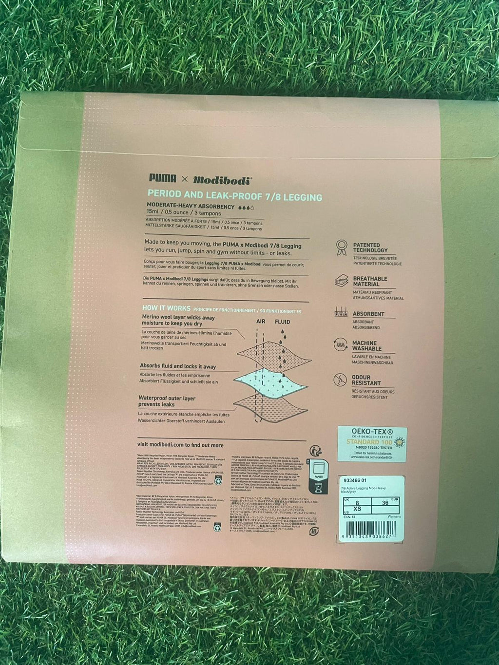 Puma X Modibodi Period & Leak - Proof Underwear - 7/8 Leggings - kitround kitround product