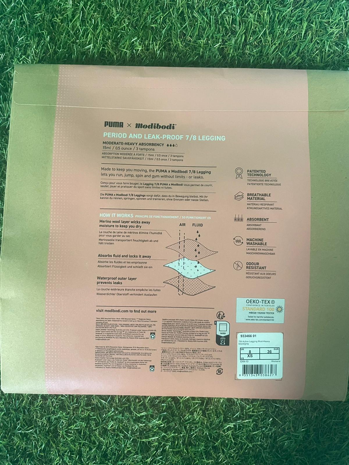 Puma X Modibodi Period & Leak - Proof Underwear - 7/8 Leggings - kitround kitround product