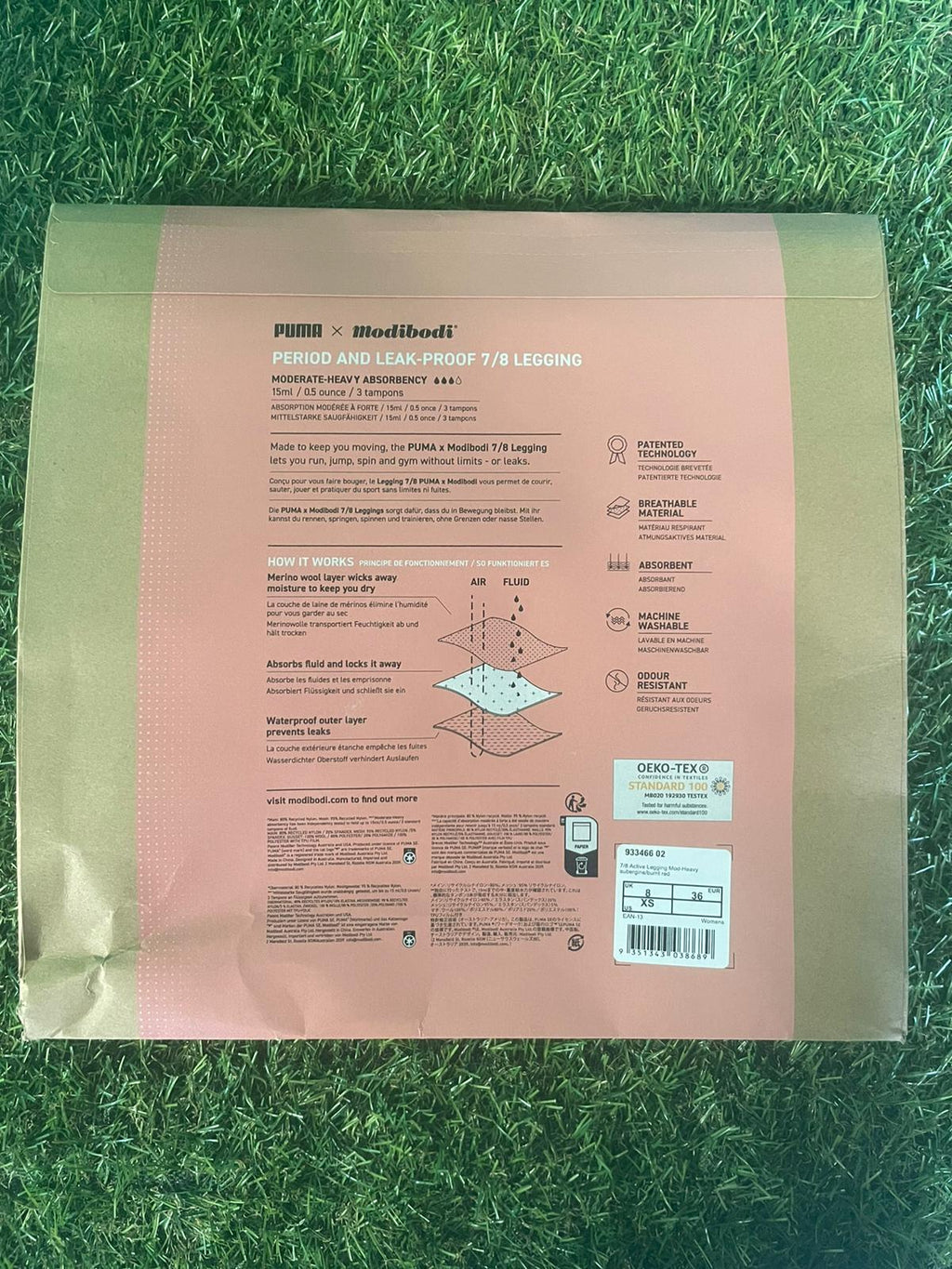 Puma X Modibodi Period & Leak - Proof Underwear - 7/8 Leggings - kitround kitround product