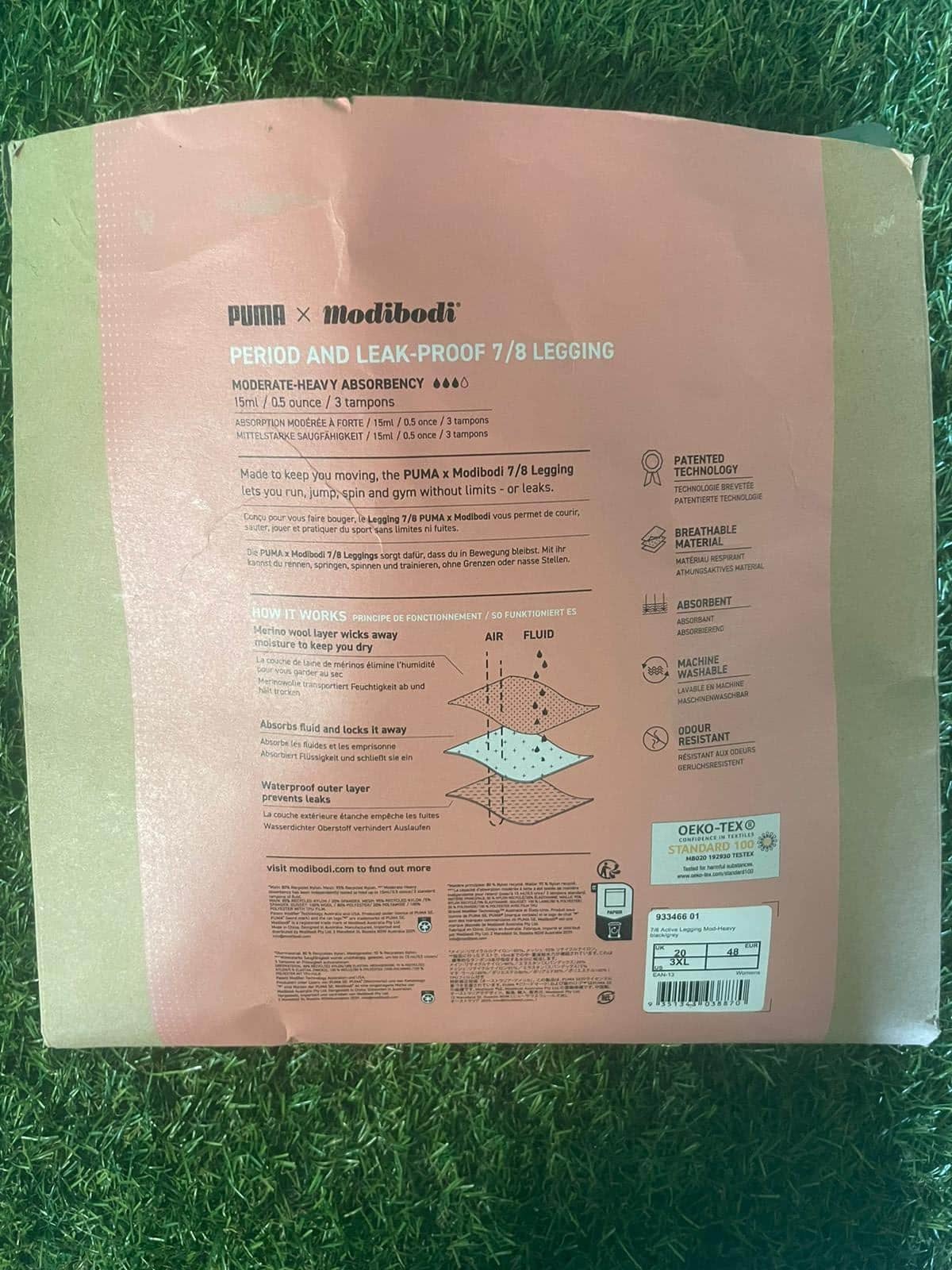 Puma X Modibodi Period & Leak - Proof Underwear - 7/8 Leggings - kitround kitround product