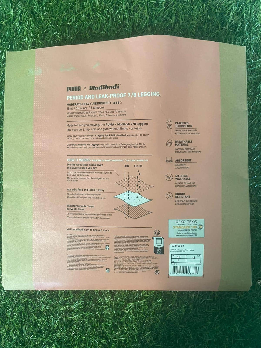 Puma X Modibodi Period & Leak - Proof Underwear - 7/8 Leggings - kitround kitround product