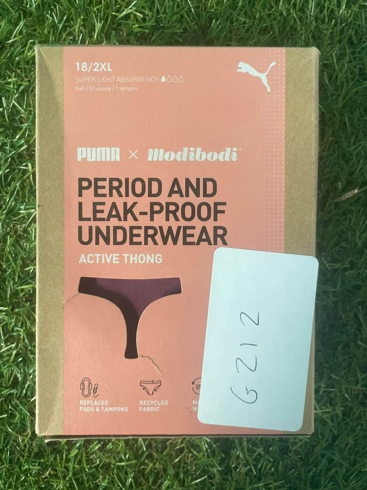 Puma X Modibodi Period & Leak - Proof Underwear - Active Thong - kitround kitround product