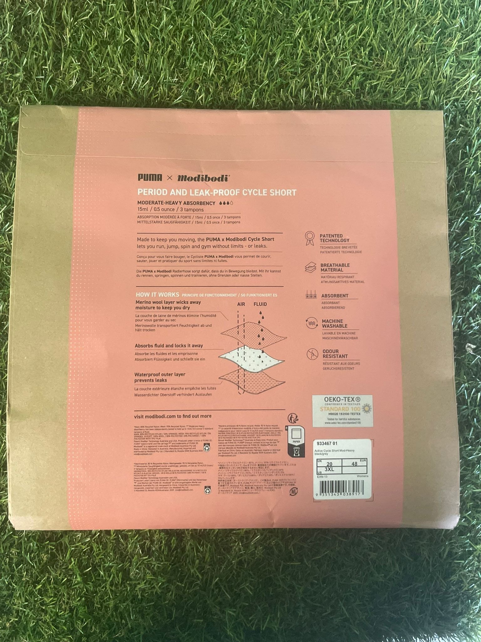 Puma X Modibodi Period & Leak - Proof Underwear - Cycle Shorts - kitround kitround product