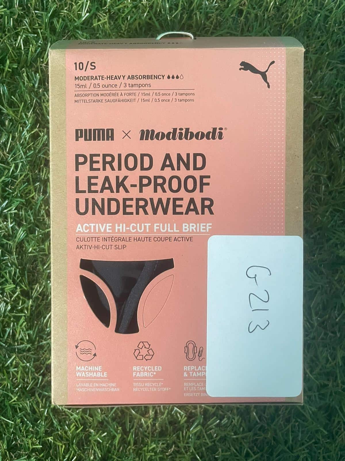 Puma X Modibodi Period & Leak - Proof Underwear - Hi Cut Full Brief - kitround kitround product