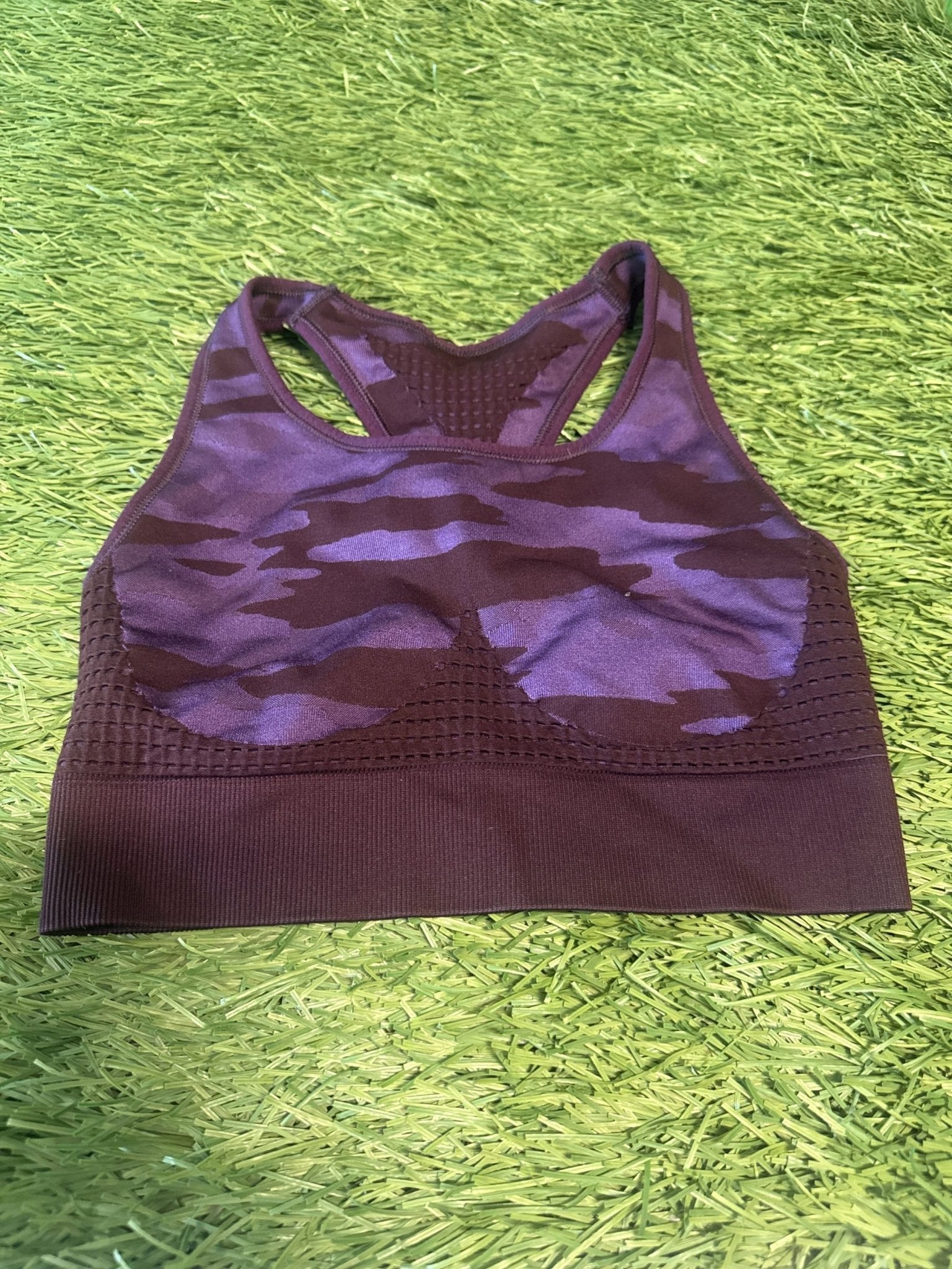 Purple Camouflage Sports Bra - kitround kitround product