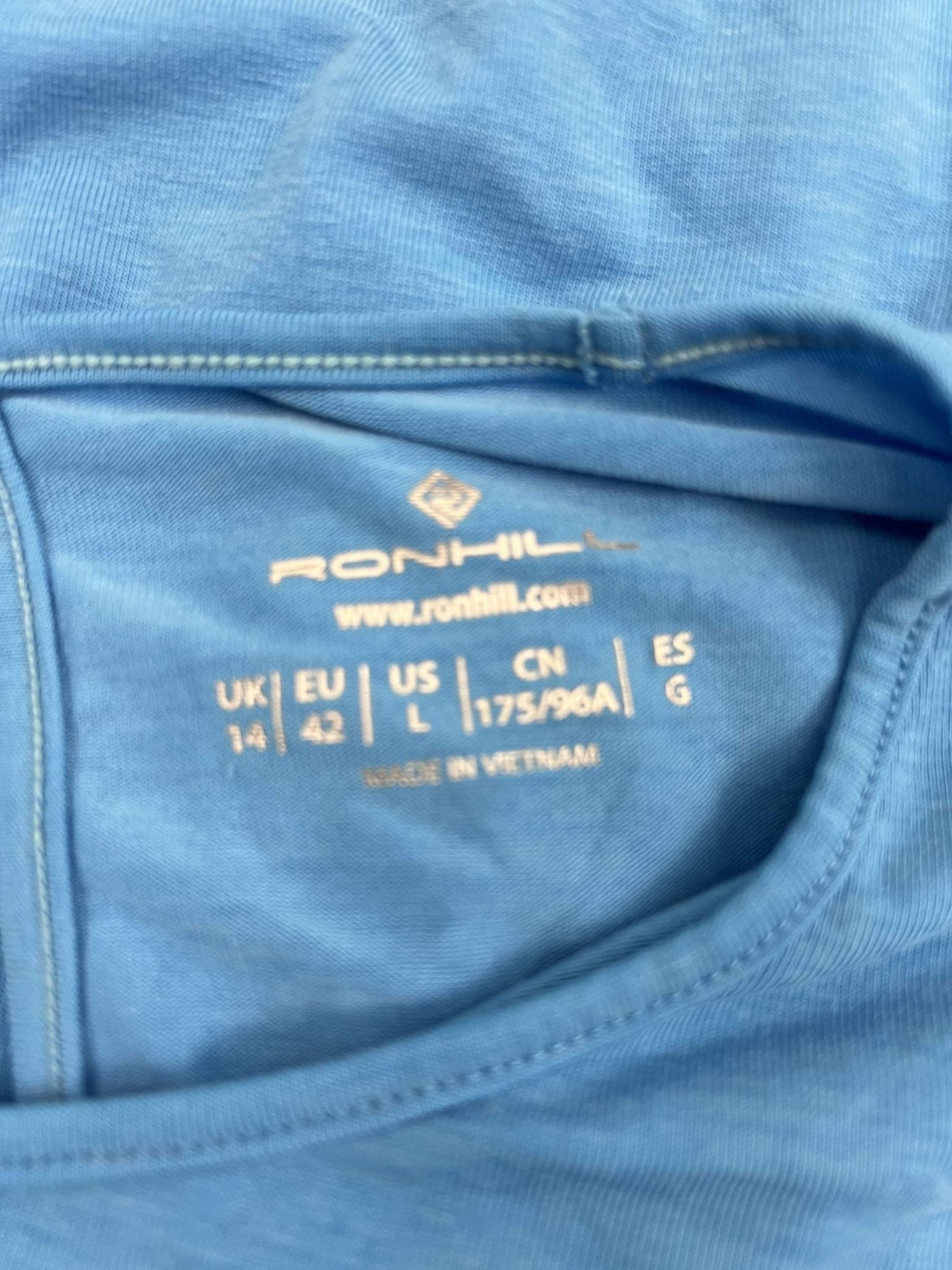 Ronhill Running Top Light Blue - kitround kitround product