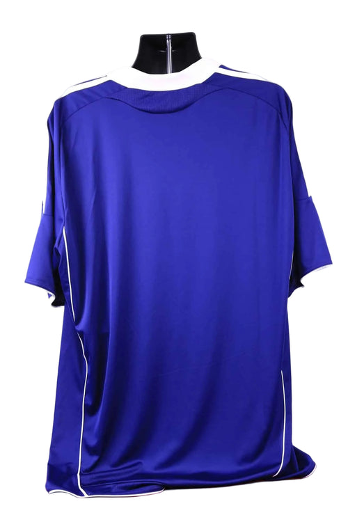  Adidas Scotland Night Sky football shirt showing white collar and piping