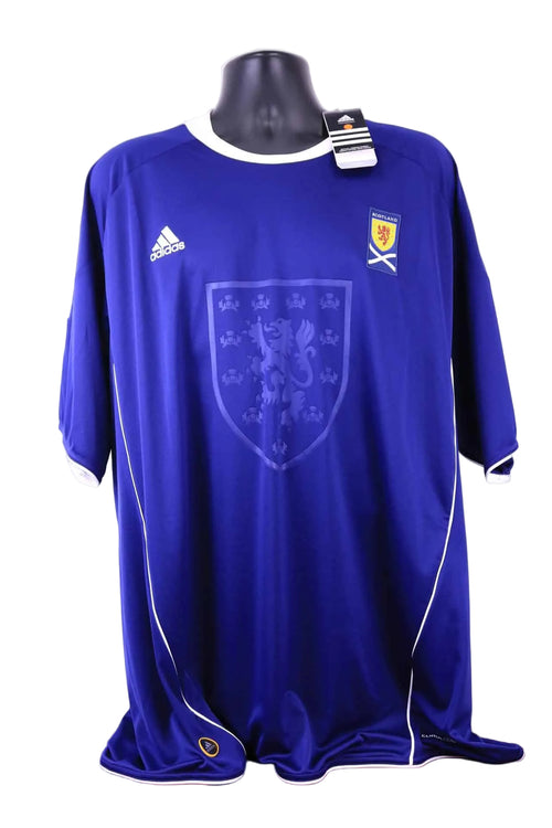 Adidas Scotland Night Sky football shirt with Scottish crest and Adidas logo