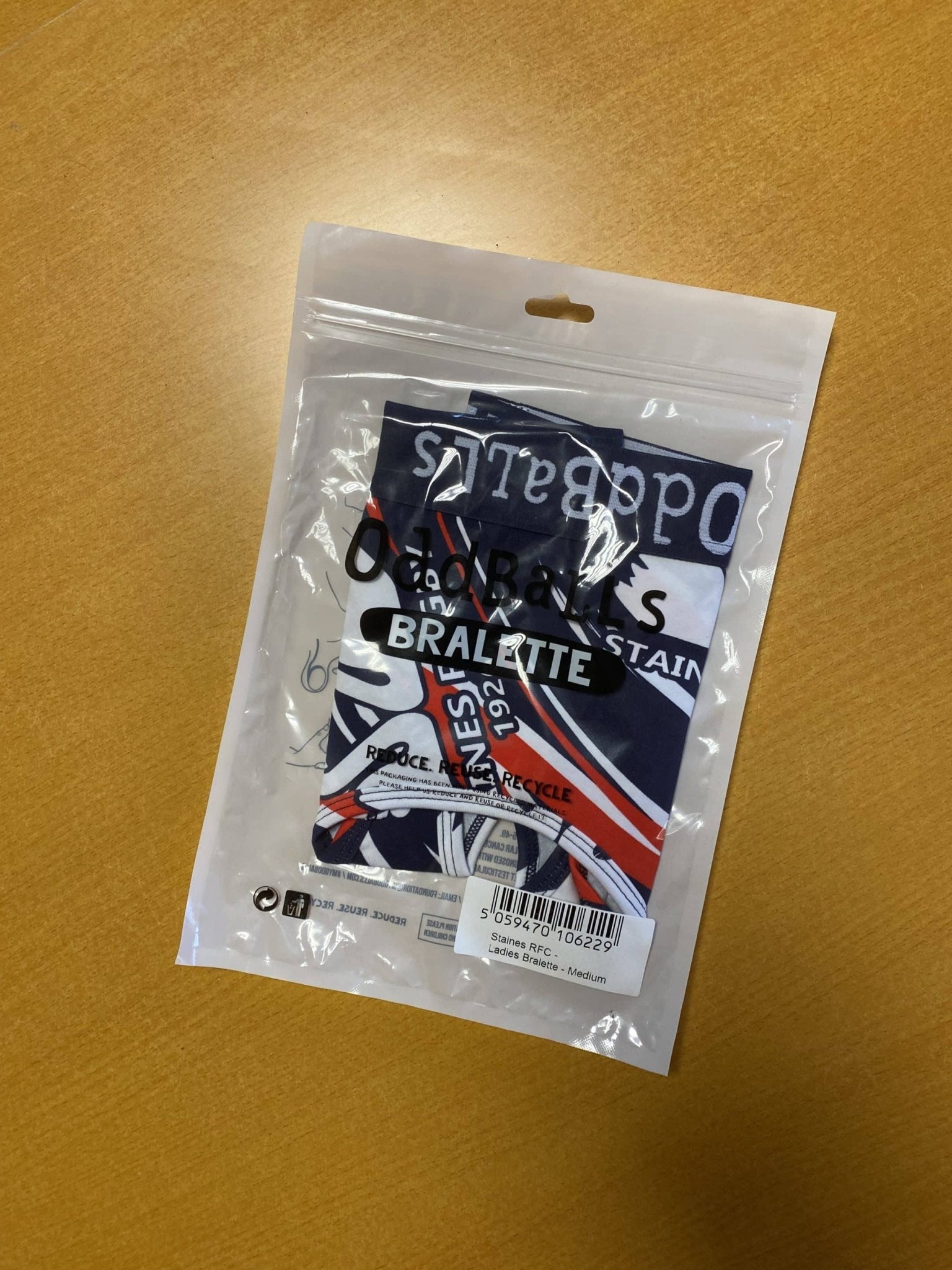 Staines RFC Ladies Bralette - XL - kitround Staines Rugby Club product