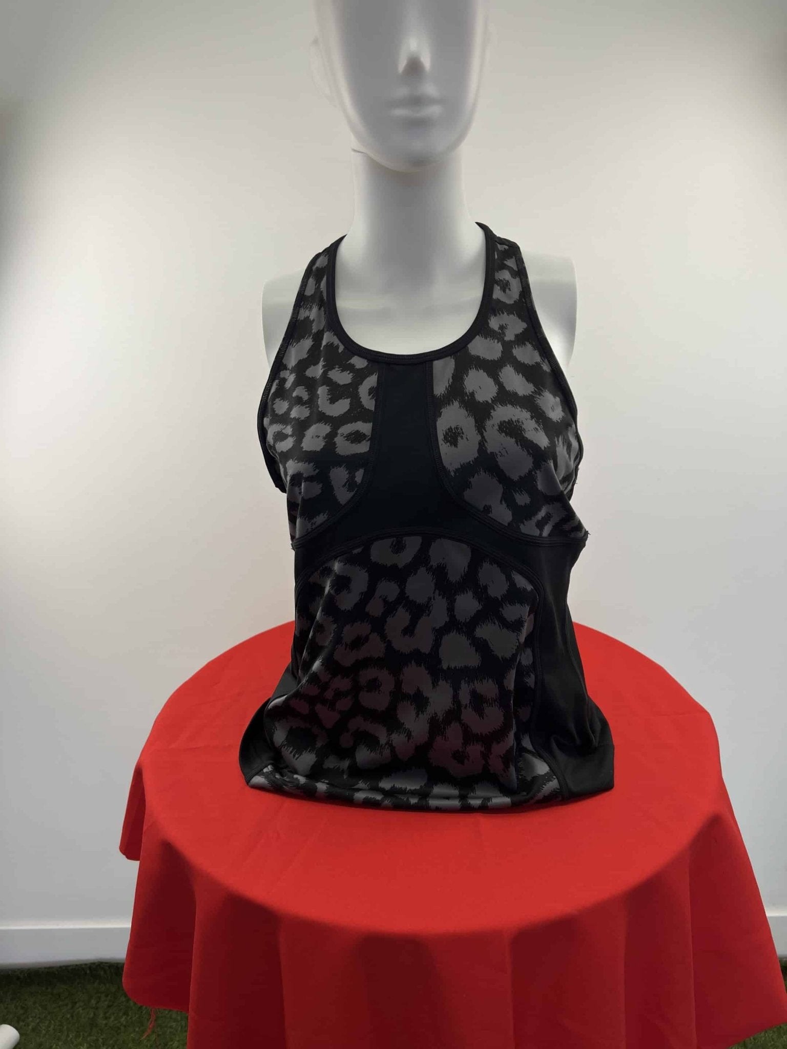 Stella McCartney/adidas Black Leopard Print Vest - kitround kitround product