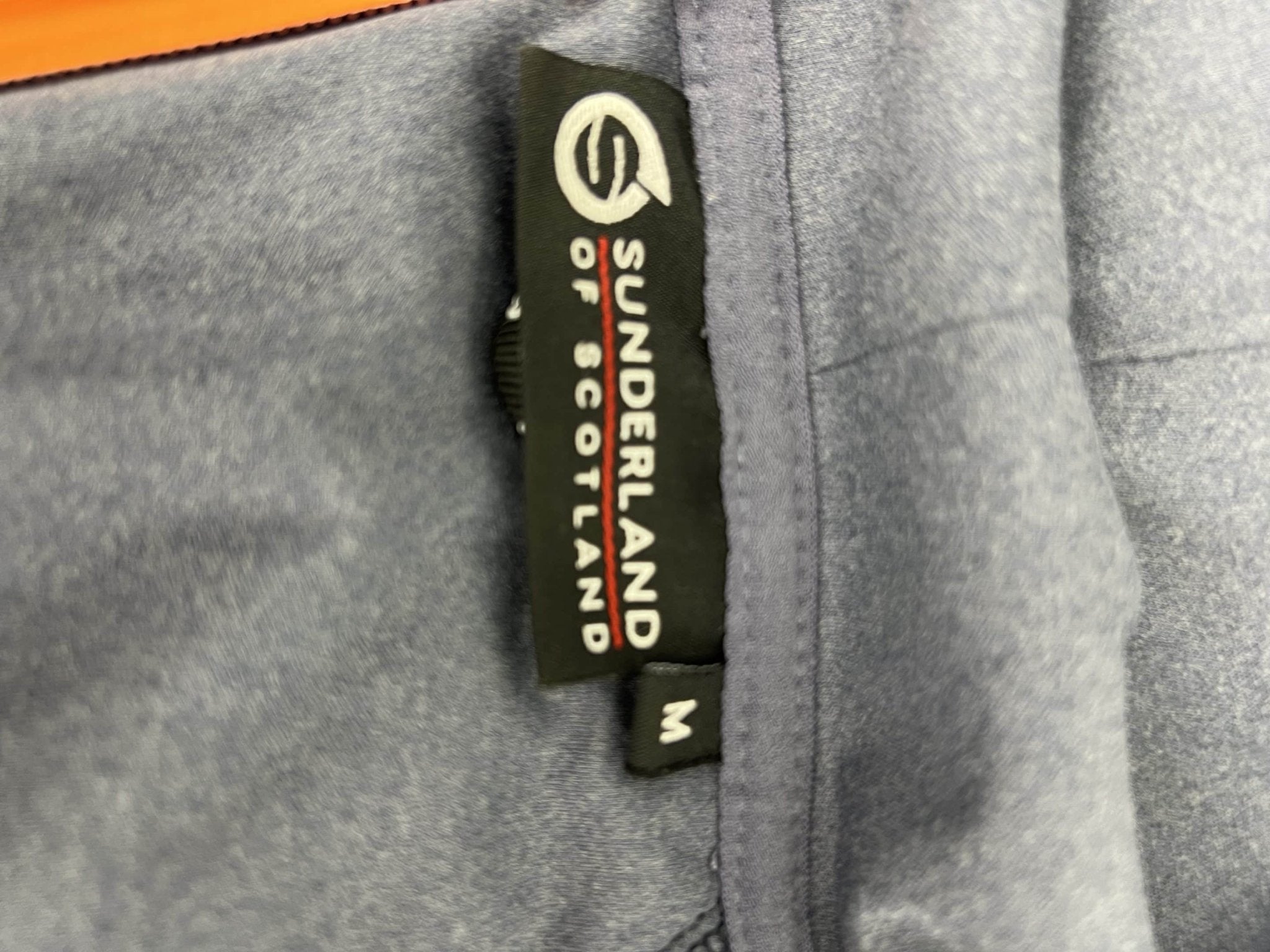 Sunderland of Scotland Men's Athletic Hoodie - Blue with Orange Zip - kitround kitround product