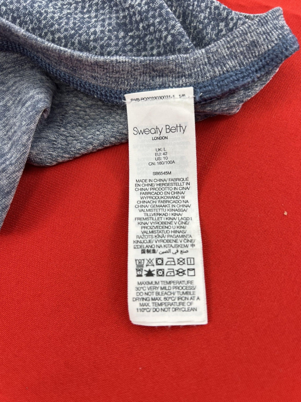 Sweaty Betty Blue Athletic Tank Top - kitround kitround product