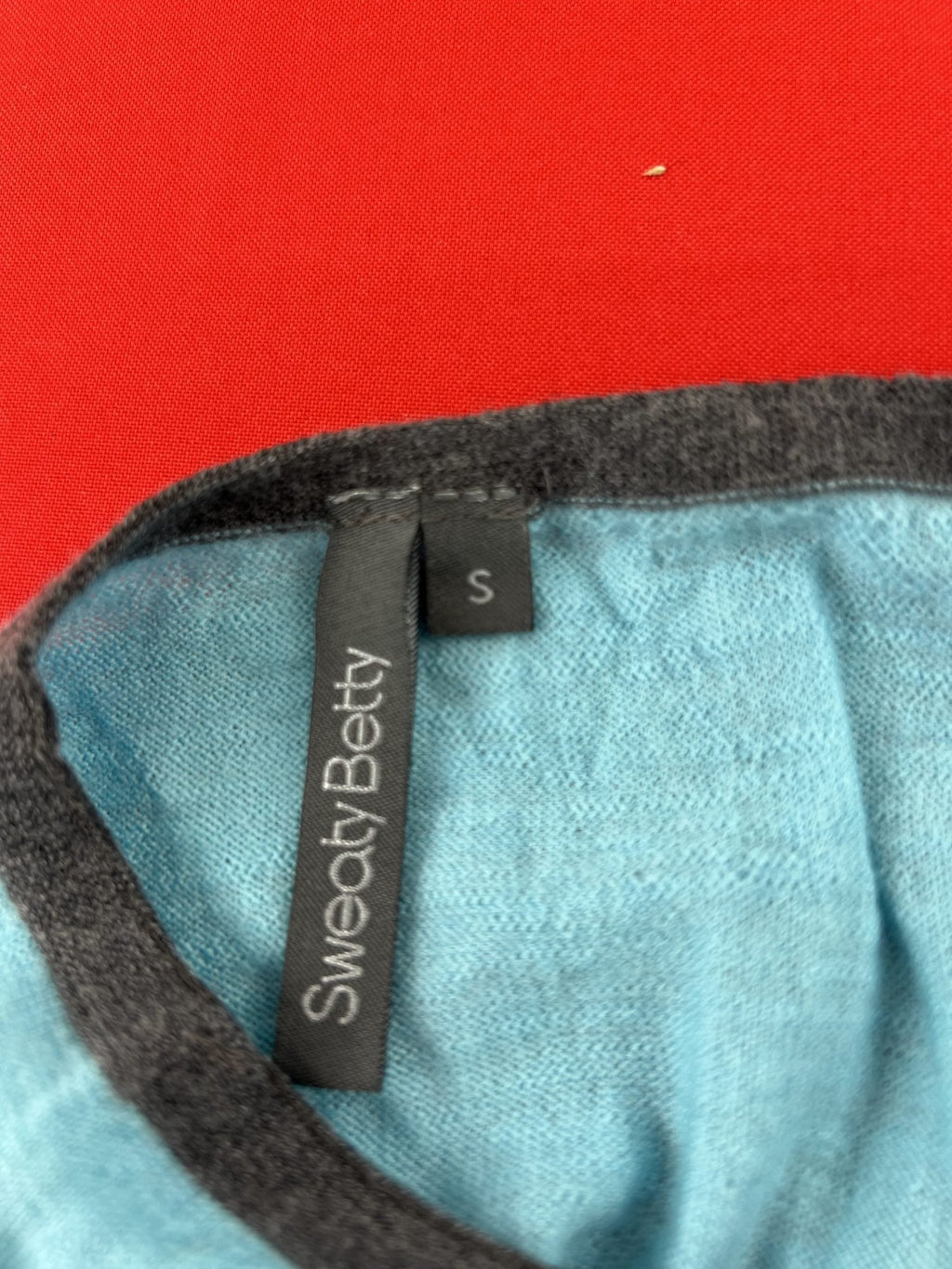 Sweaty Betty Light Blue Merino Wool Long Sleeve Top - kitround kitround product