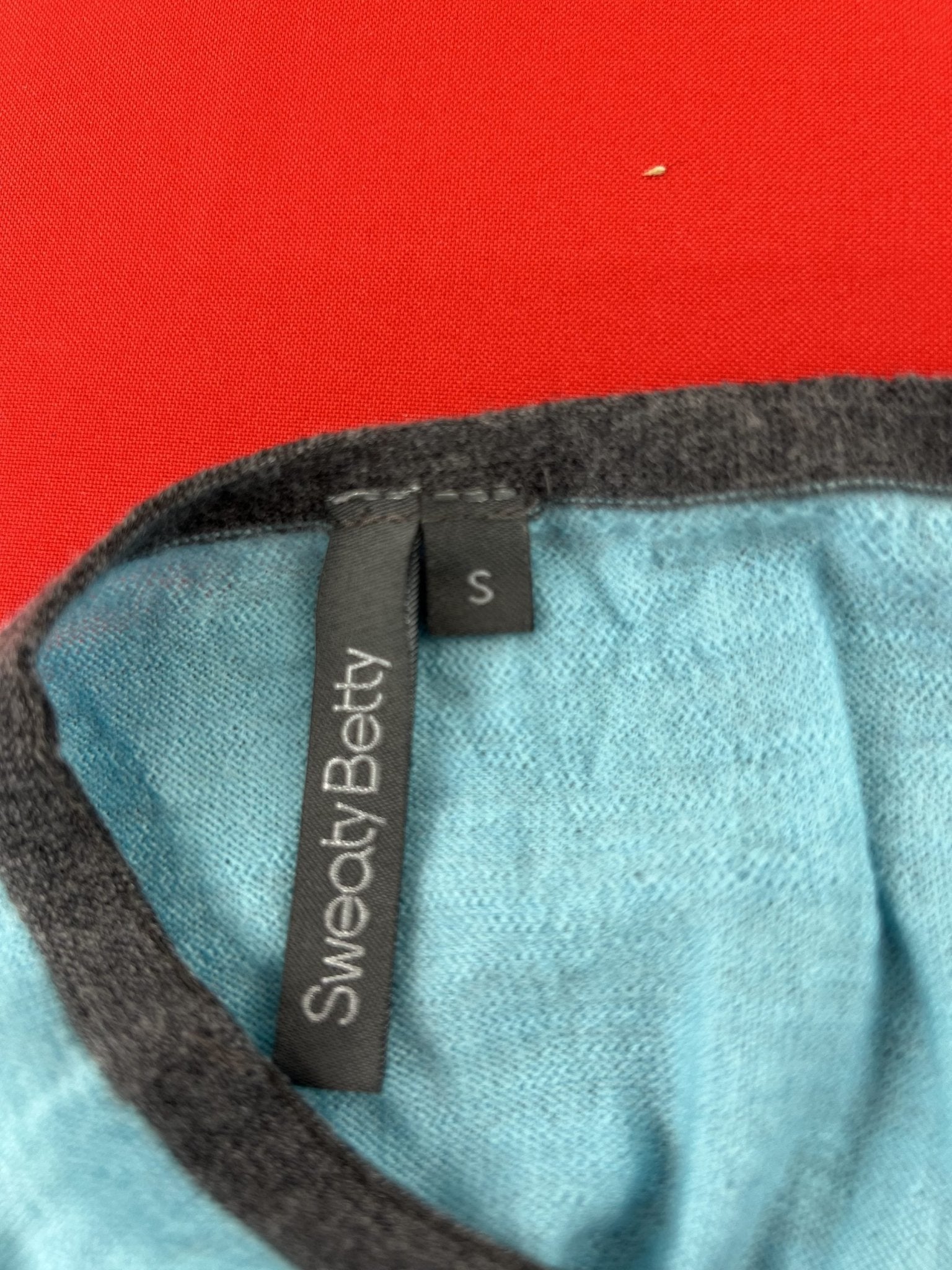 Sweaty Betty Light Blue Merino Wool Long Sleeve Top - kitround kitround product