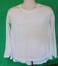 Sweaty Betty cream long sleeve fitness top front view on mannequin