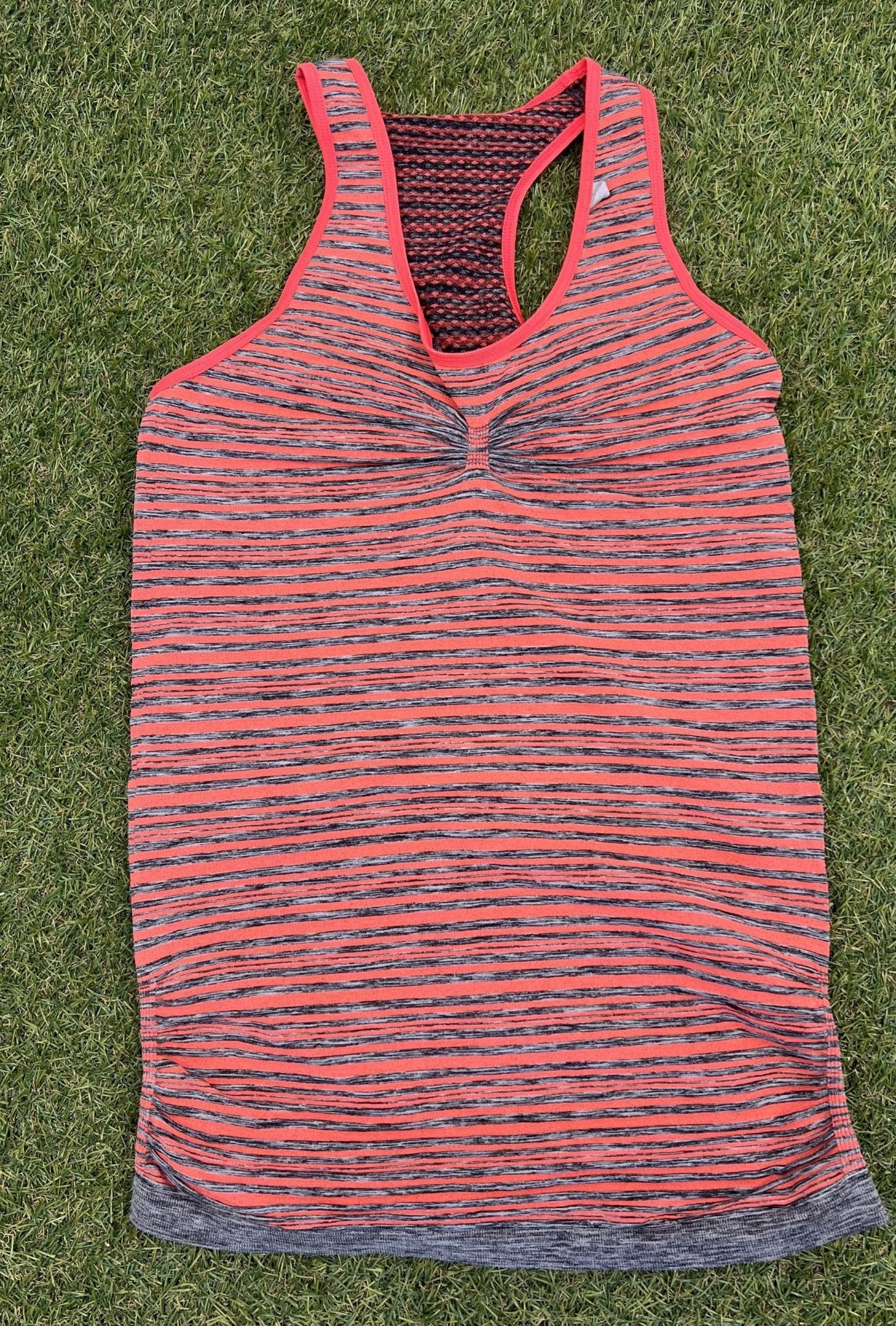 Sweaty Betty Red and Black Striped Sports Top - kitround kitround product